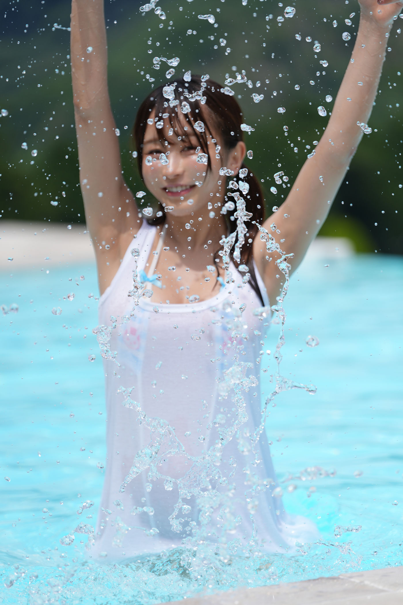 いくみ – (193iKkyu3) [Fantia] 2024年07月 Wet and See-Through in the Summer/(49P)