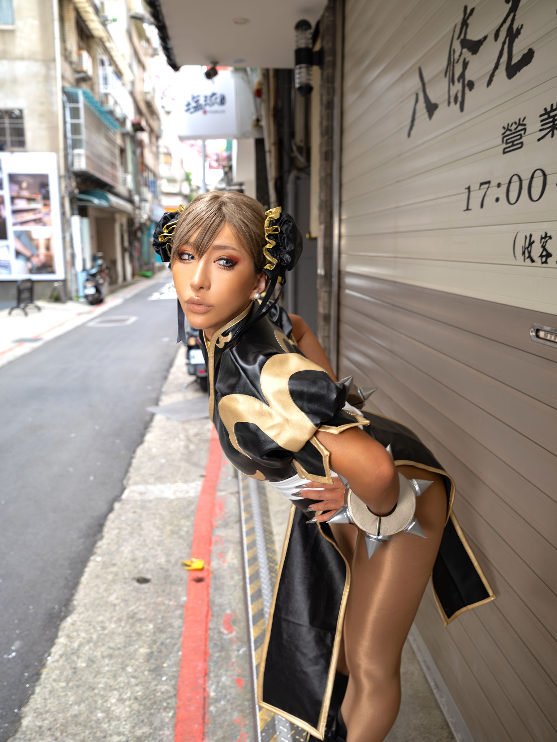 [Cosplay] [nonsummerjack] non - Taiwan Black Chun-Li 台湾黒春麗/(87P)