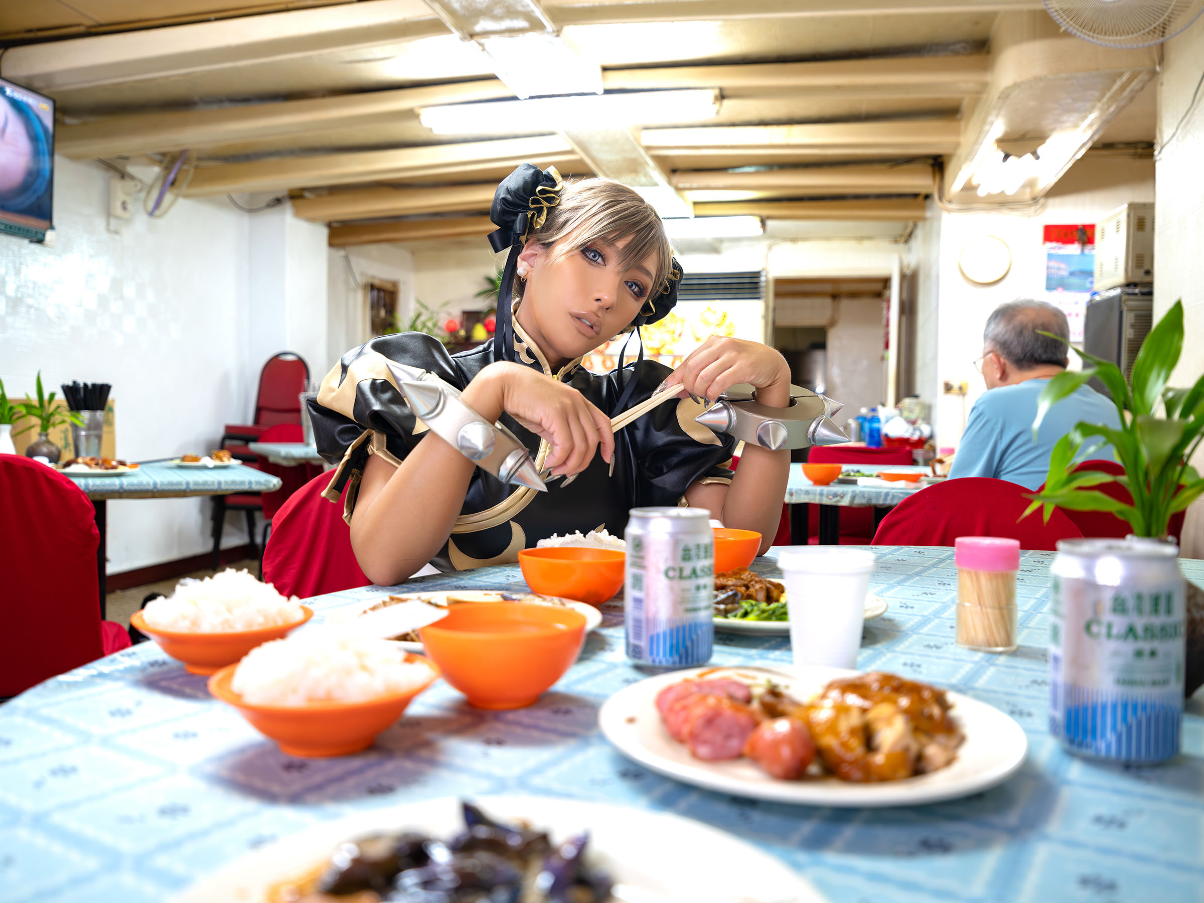 [Cosplay] [nonsummerjack] non - Taiwan Black Chun-Li 台湾黒春麗/(87P)