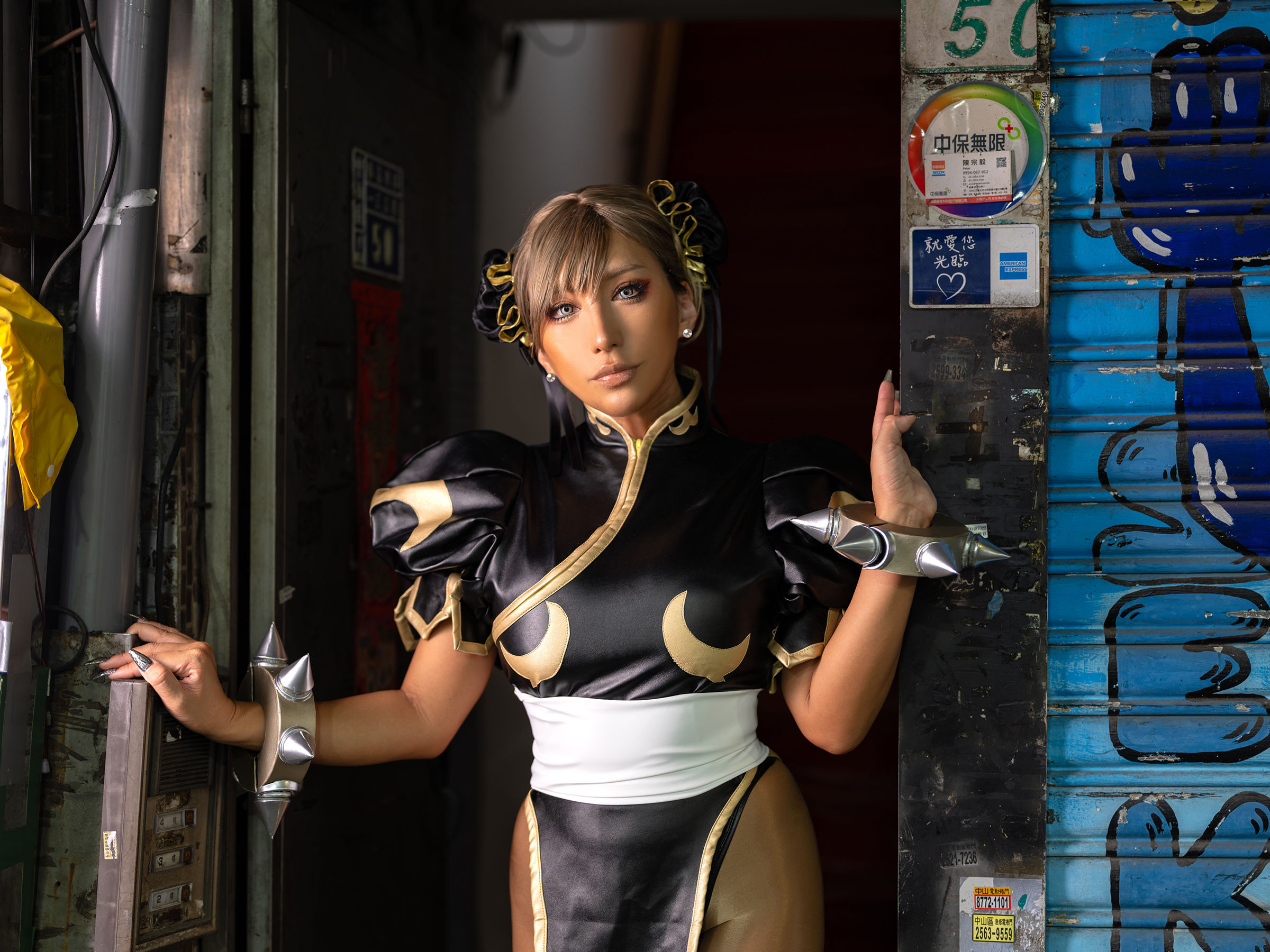 [Cosplay] [nonsummerjack] non - Taiwan Black Chun-Li 台湾黒春麗/(87P)