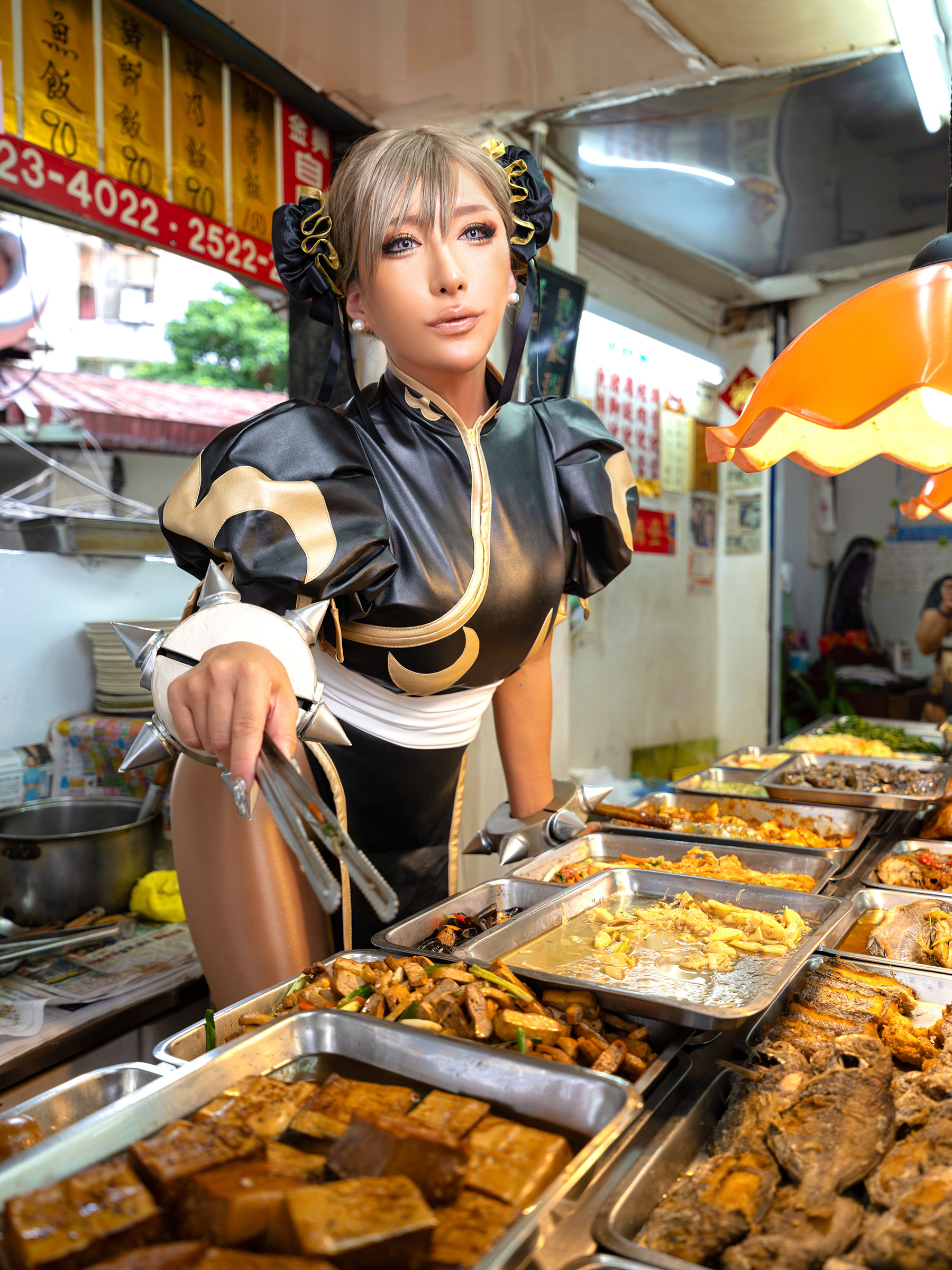 [Cosplay] [nonsummerjack] non - Taiwan Black Chun-Li 台湾黒春麗/(87P)