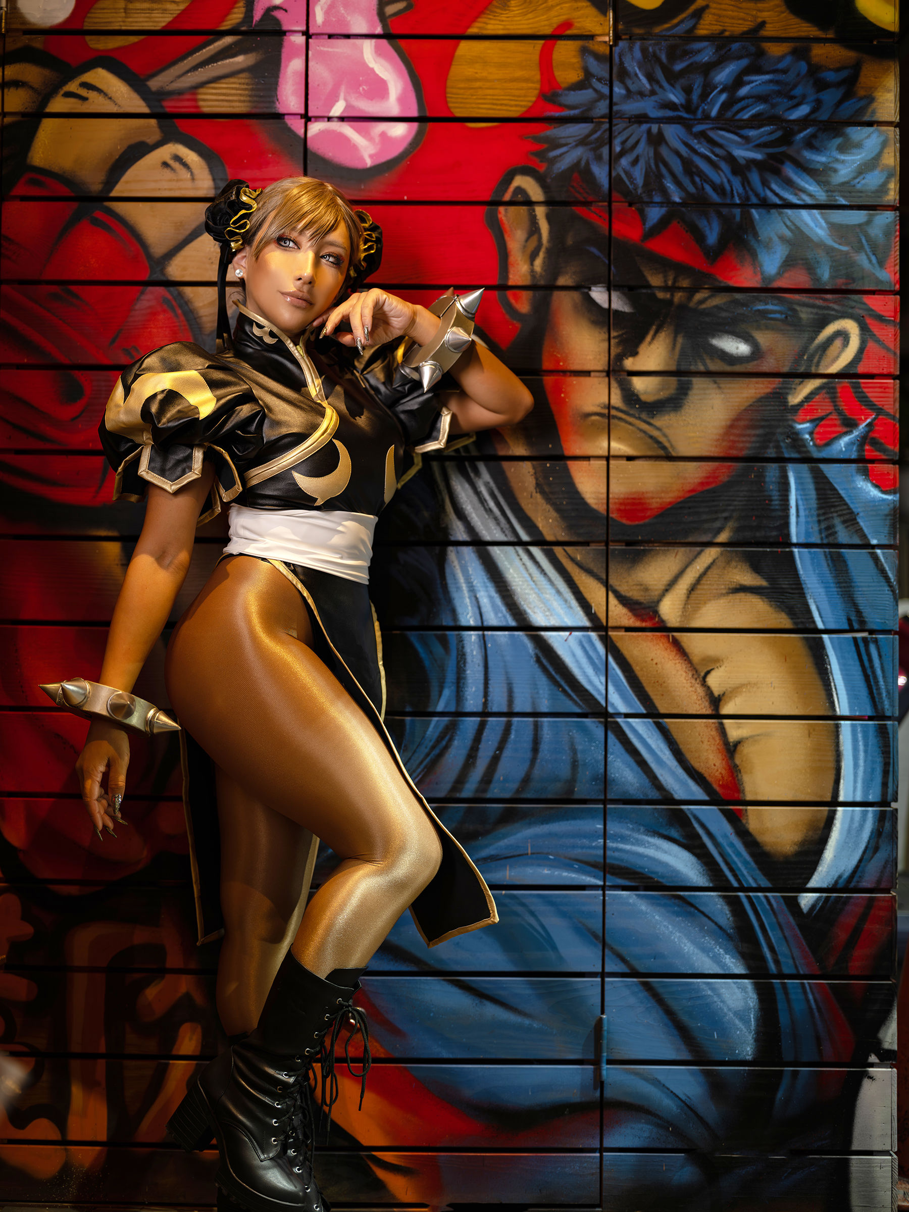 [Cosplay] [nonsummerjack] non - Taiwan Black Chun-Li 台湾黒春麗/(87P)