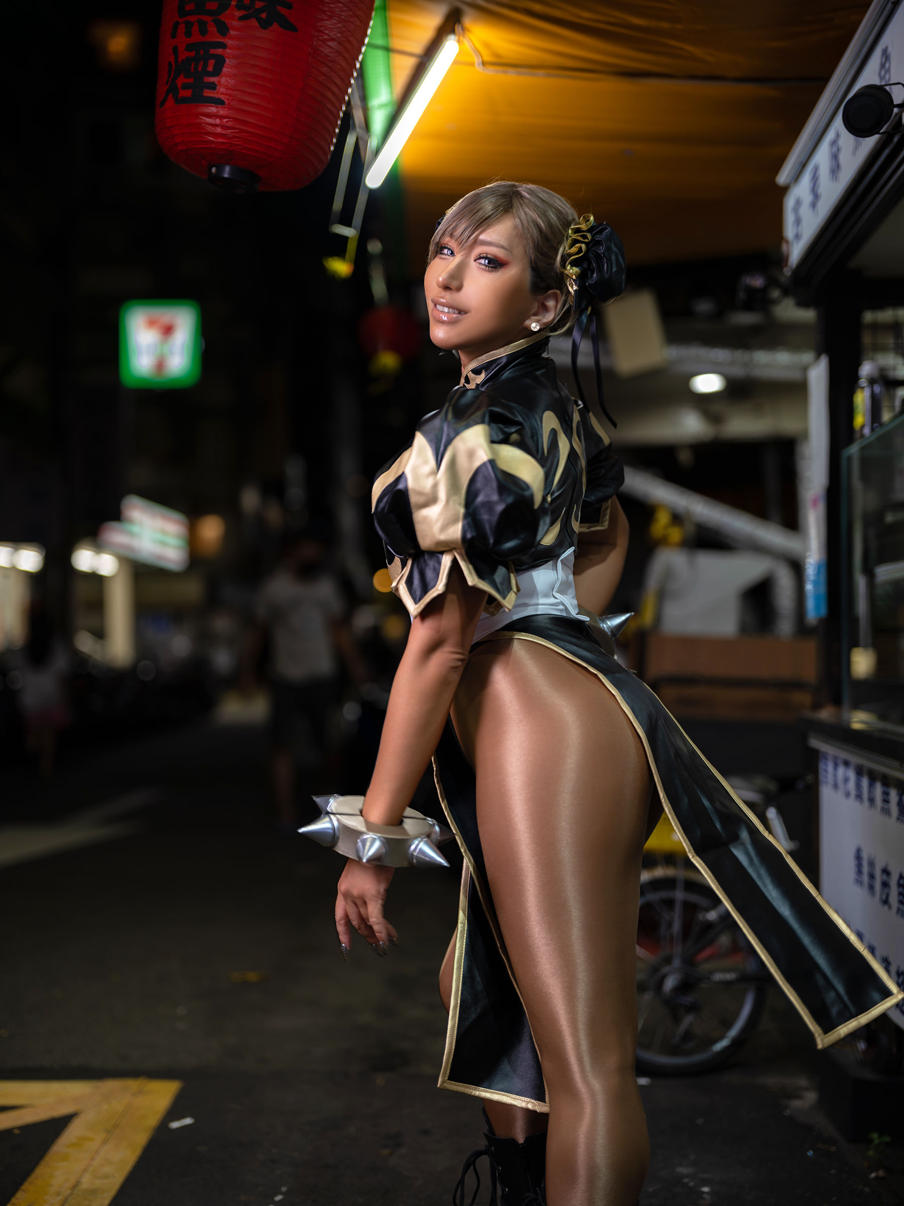 [Cosplay] [nonsummerjack] non - Taiwan Black Chun-Li 台湾黒春麗/(87P)
