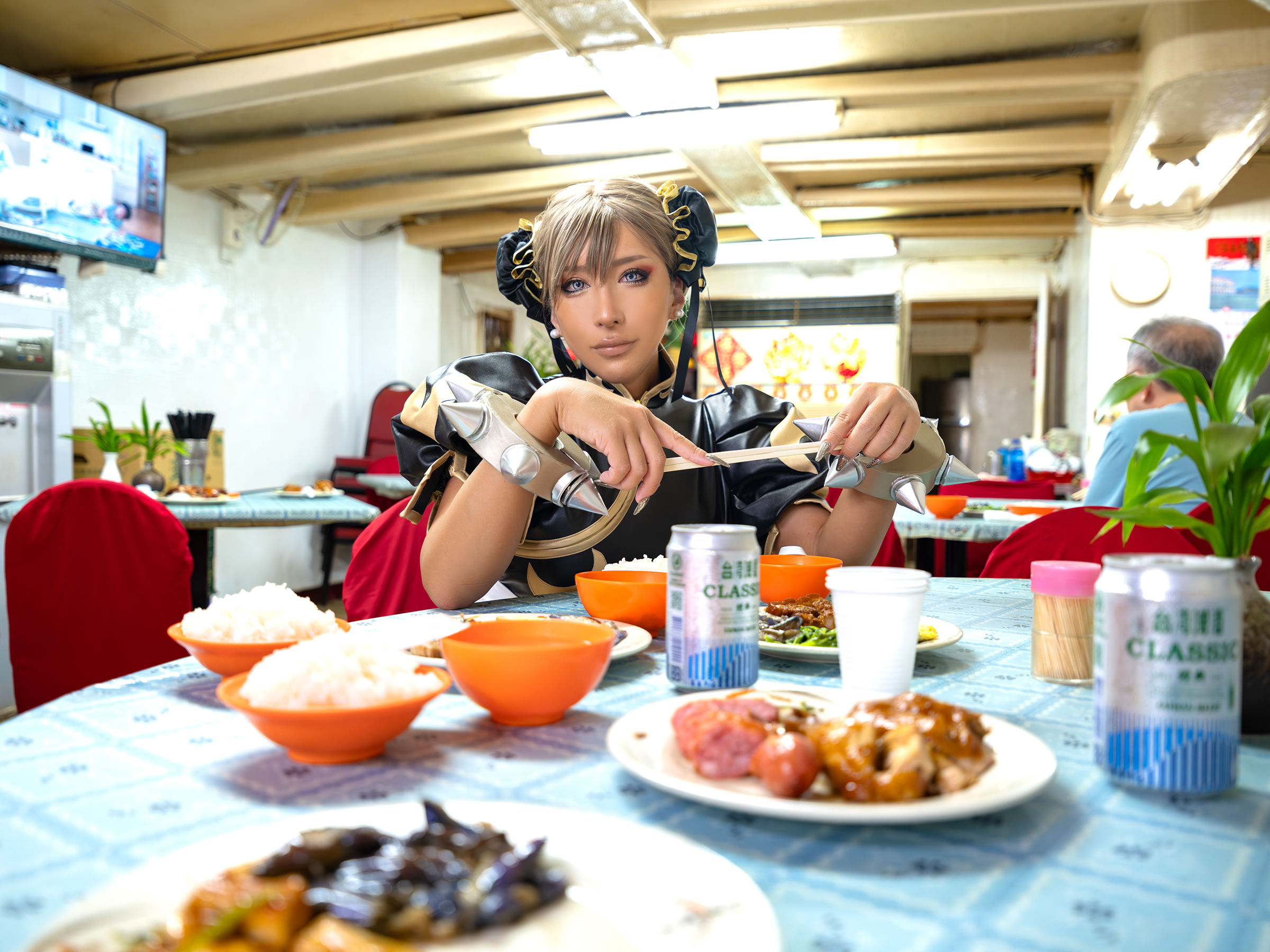 [Cosplay] [nonsummerjack] non - Taiwan Black Chun-Li 台湾黒春麗/(87P)