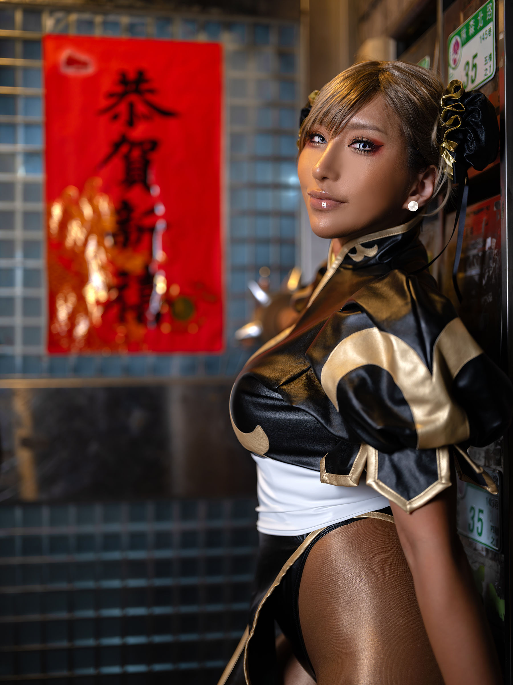 [Cosplay] [nonsummerjack] non - Taiwan Black Chun-Li 台湾黒春麗/(87P)