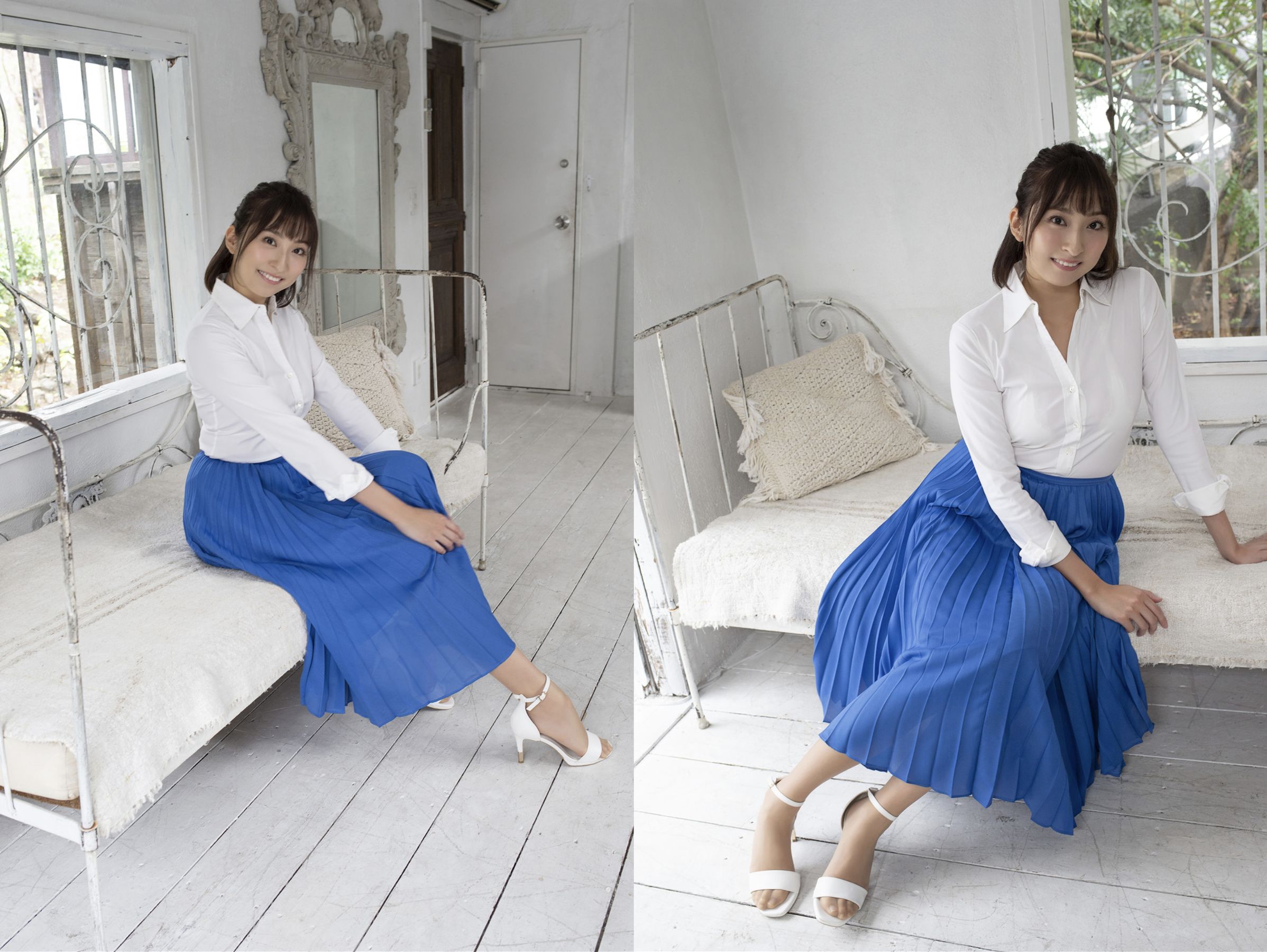 緒方咲 - 美脚の天使/(45P)