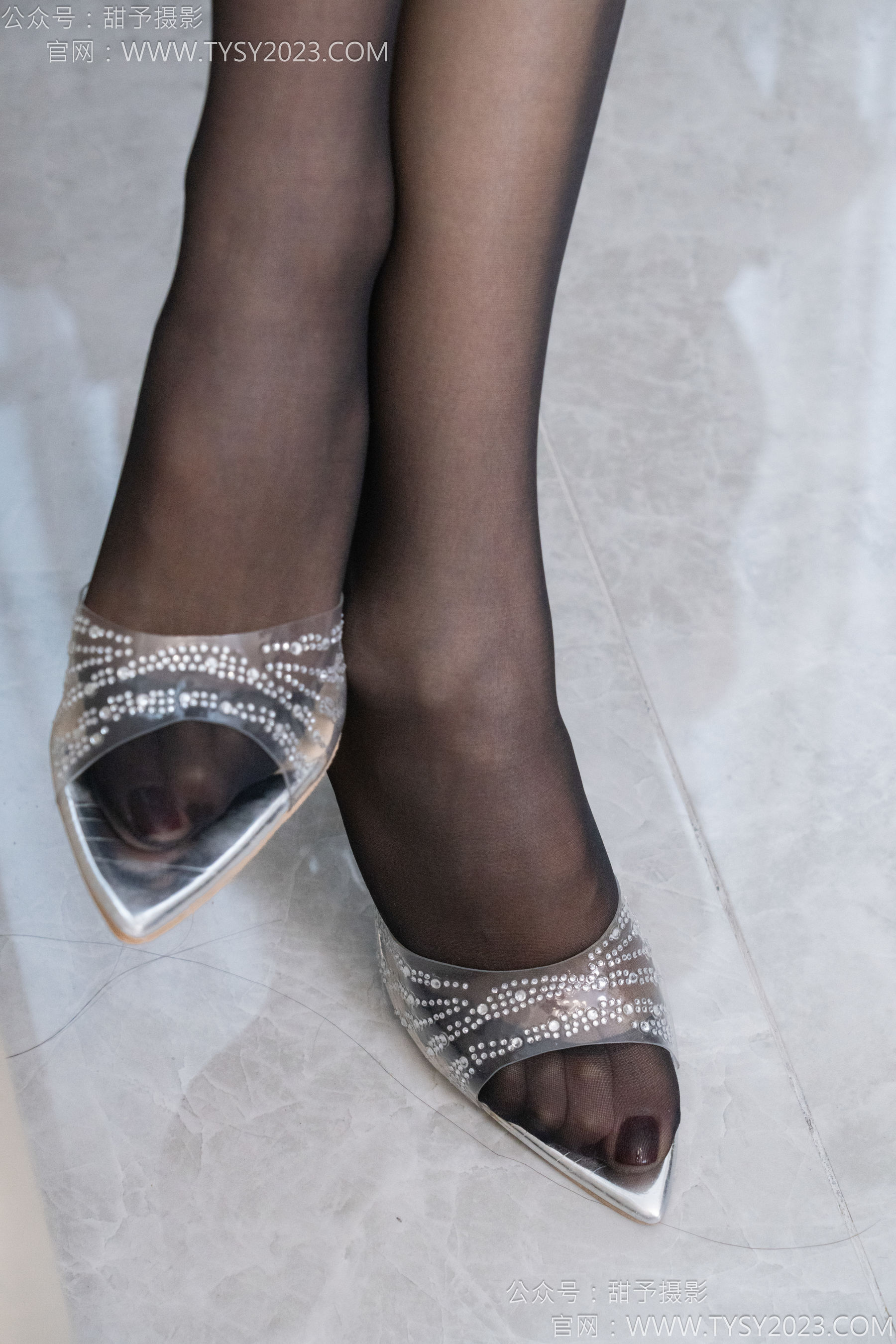 甜予摄影 No.123 咖啡豆 - 高跟鞋、黑丝/(133P)