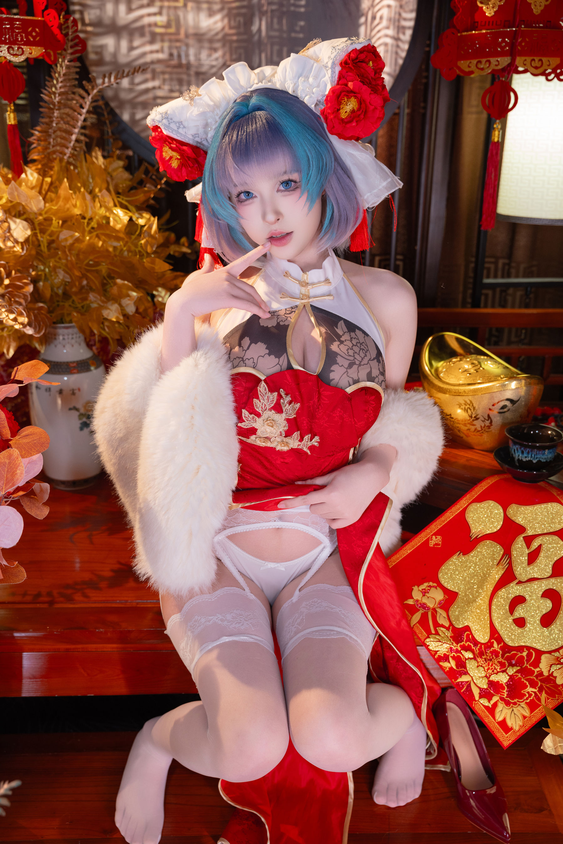 尤物 清水由乃 - 柴郡新春旗袍/(71P)