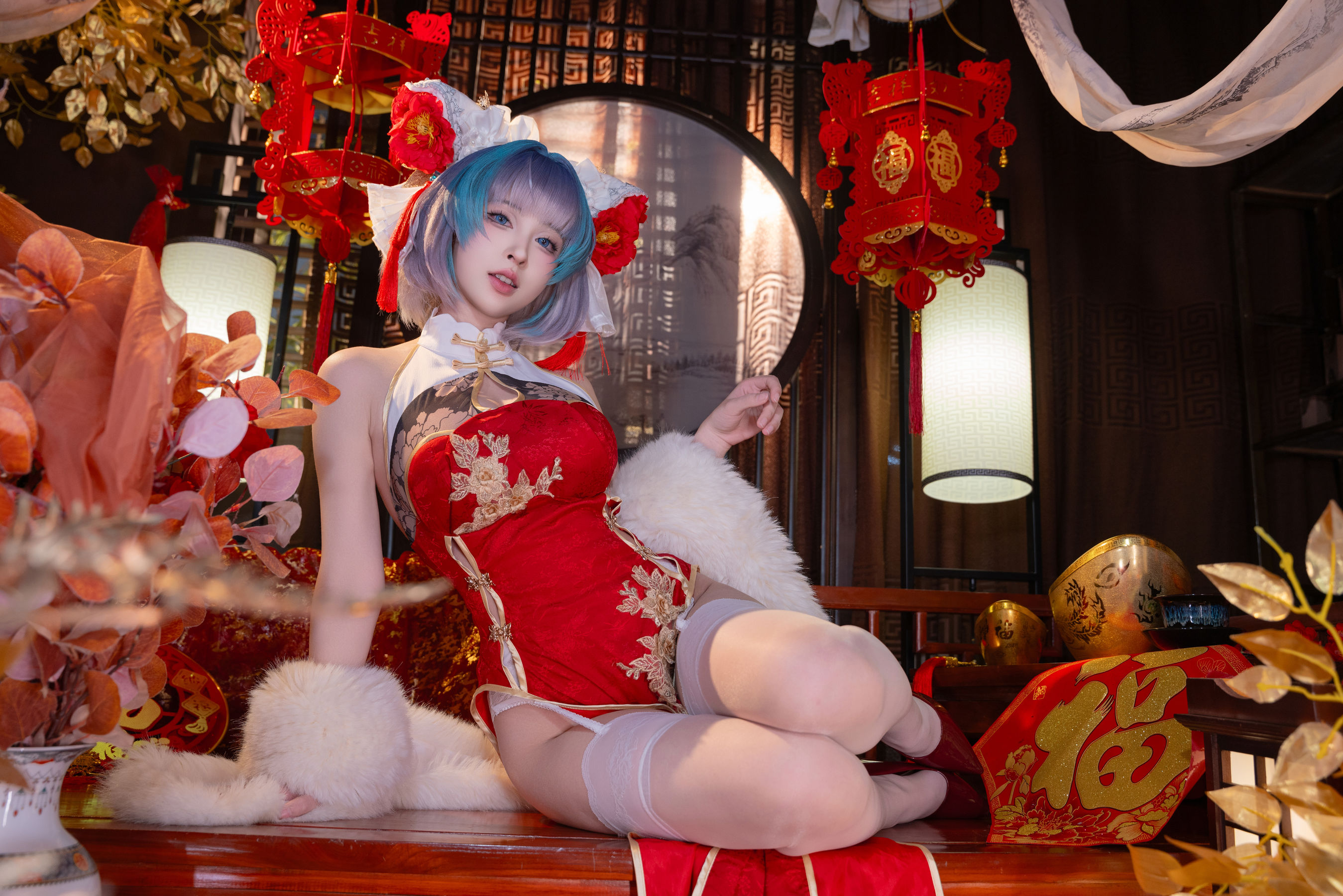 尤物 清水由乃 - 柴郡新春旗袍/(71P)