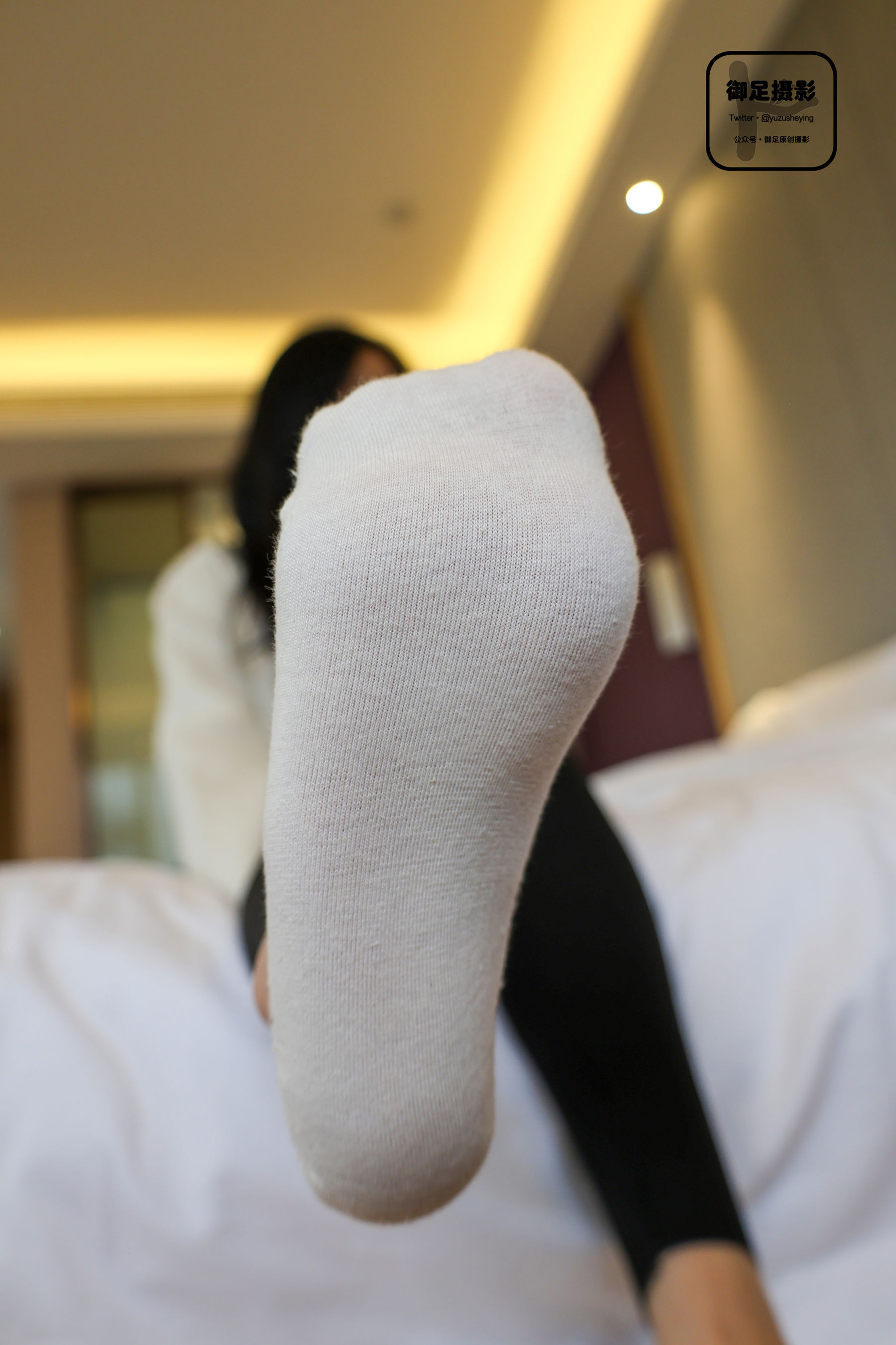 御足摄影 - 长靴白袜裸足/(95P)