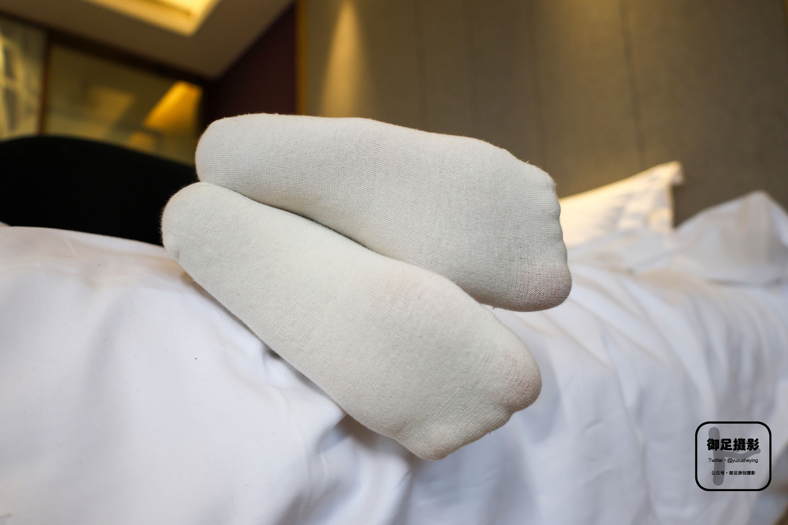 御足摄影 - 长靴白袜裸足/(95P)