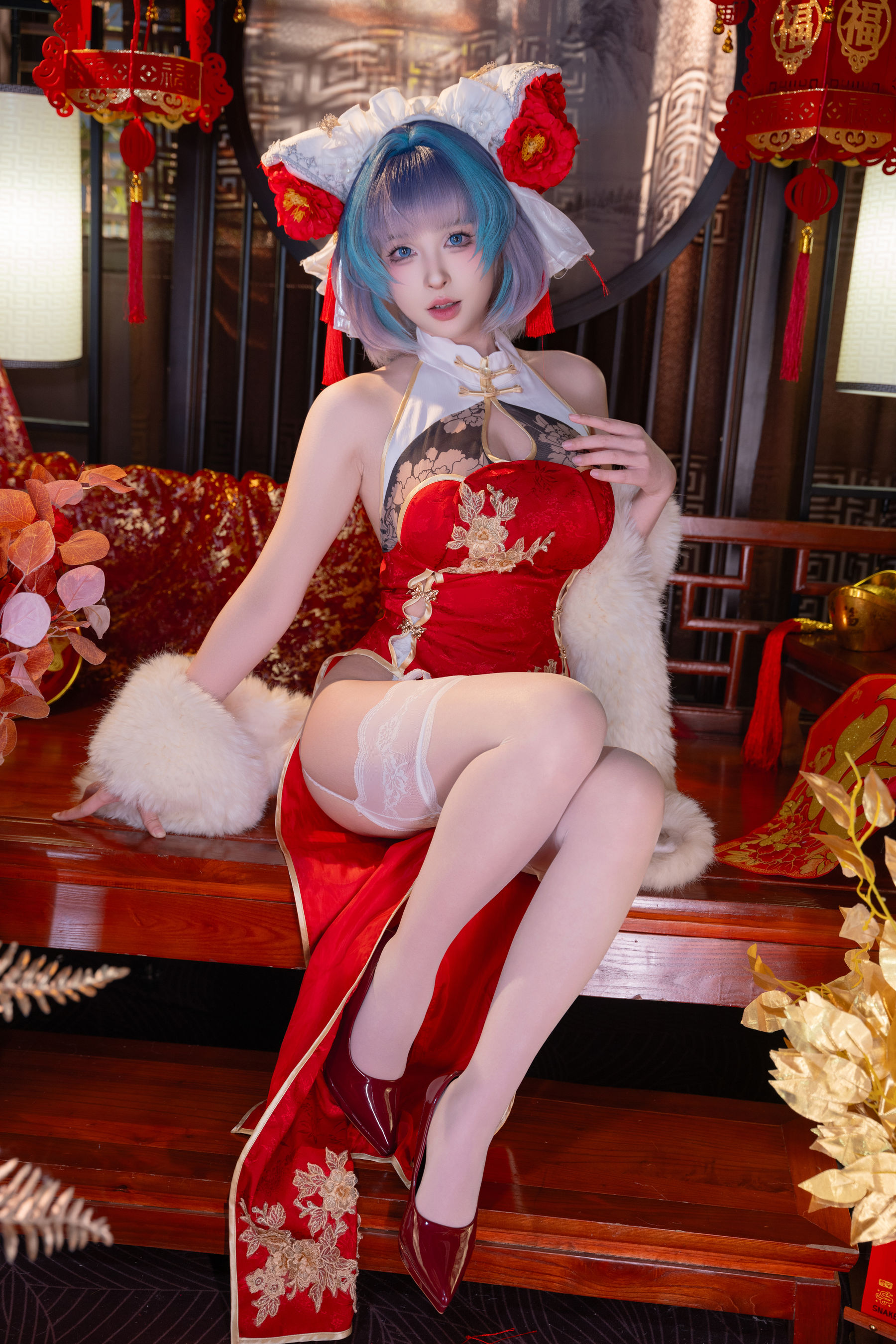 尤物 清水由乃 - 柴郡新春旗袍/(71P)