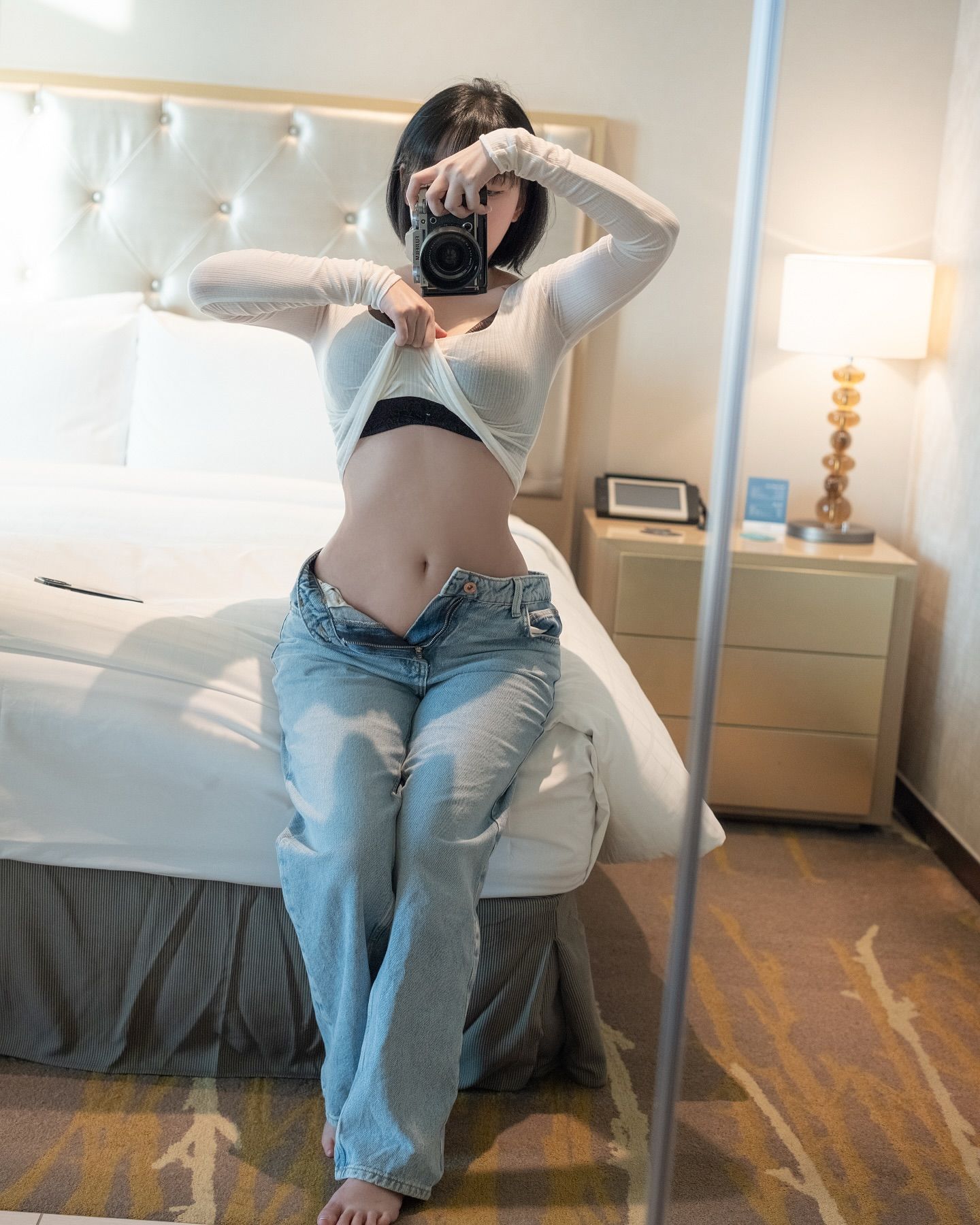 姜仁卿 Kang In-kyung - White T-Shirt and Jeans Concept/(20P)
