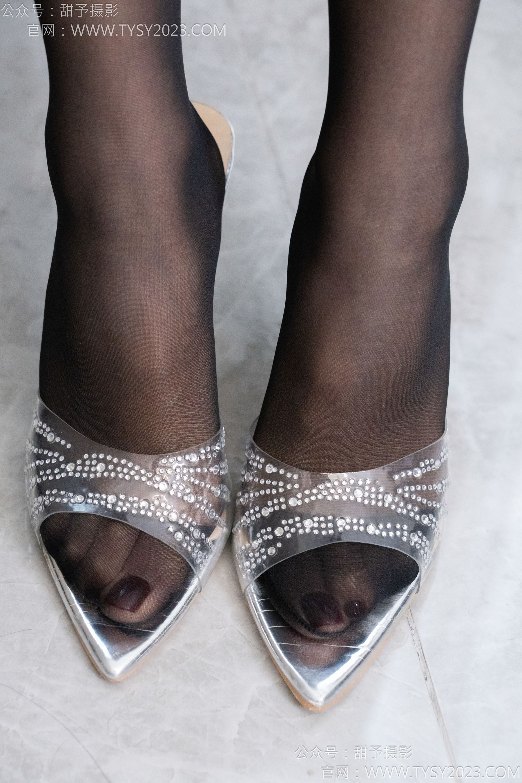 甜予摄影 No.123 咖啡豆 - 高跟鞋、黑丝/(133P)