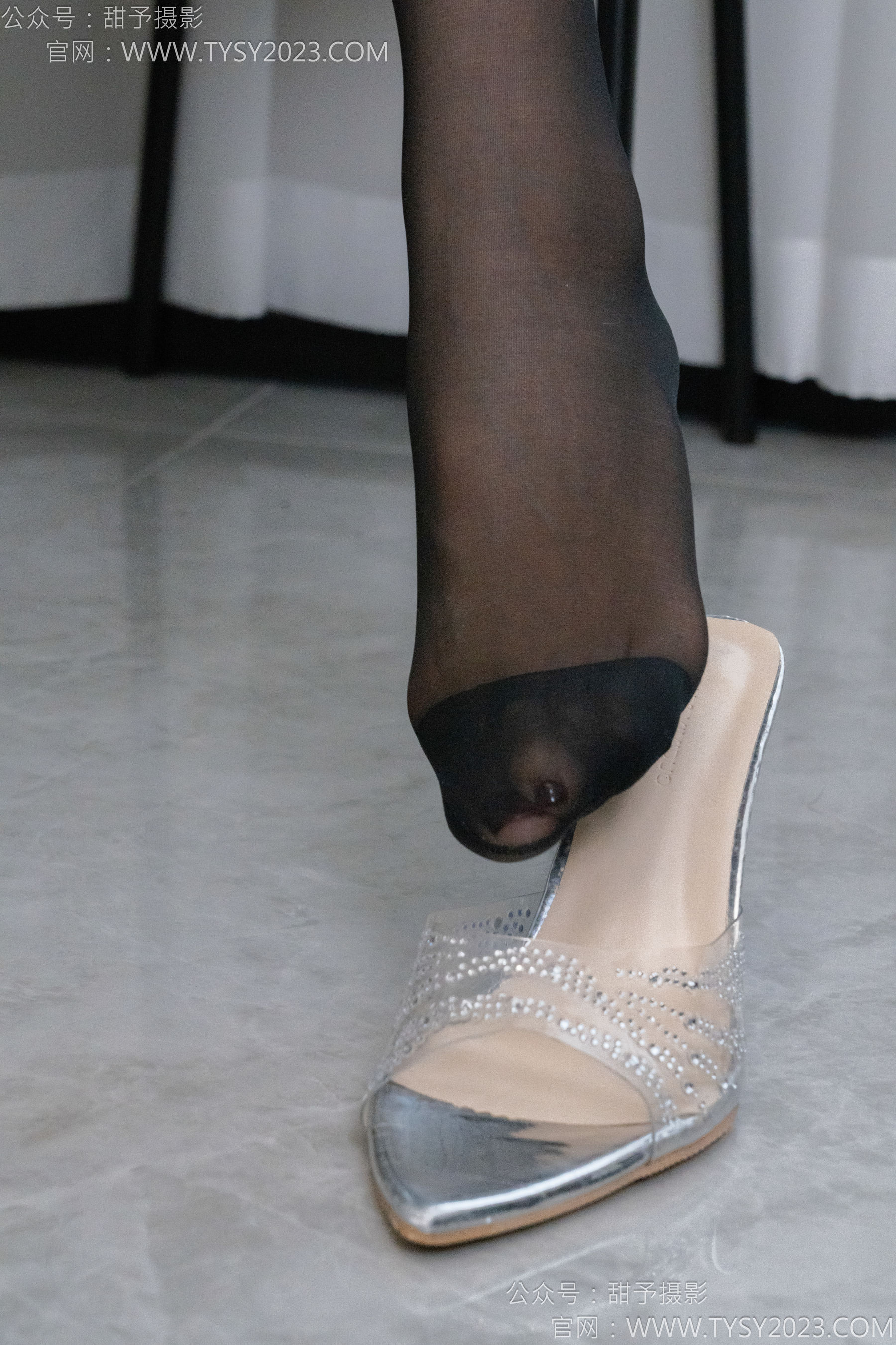 甜予摄影 No.123 咖啡豆 - 高跟鞋、黑丝/(133P)
