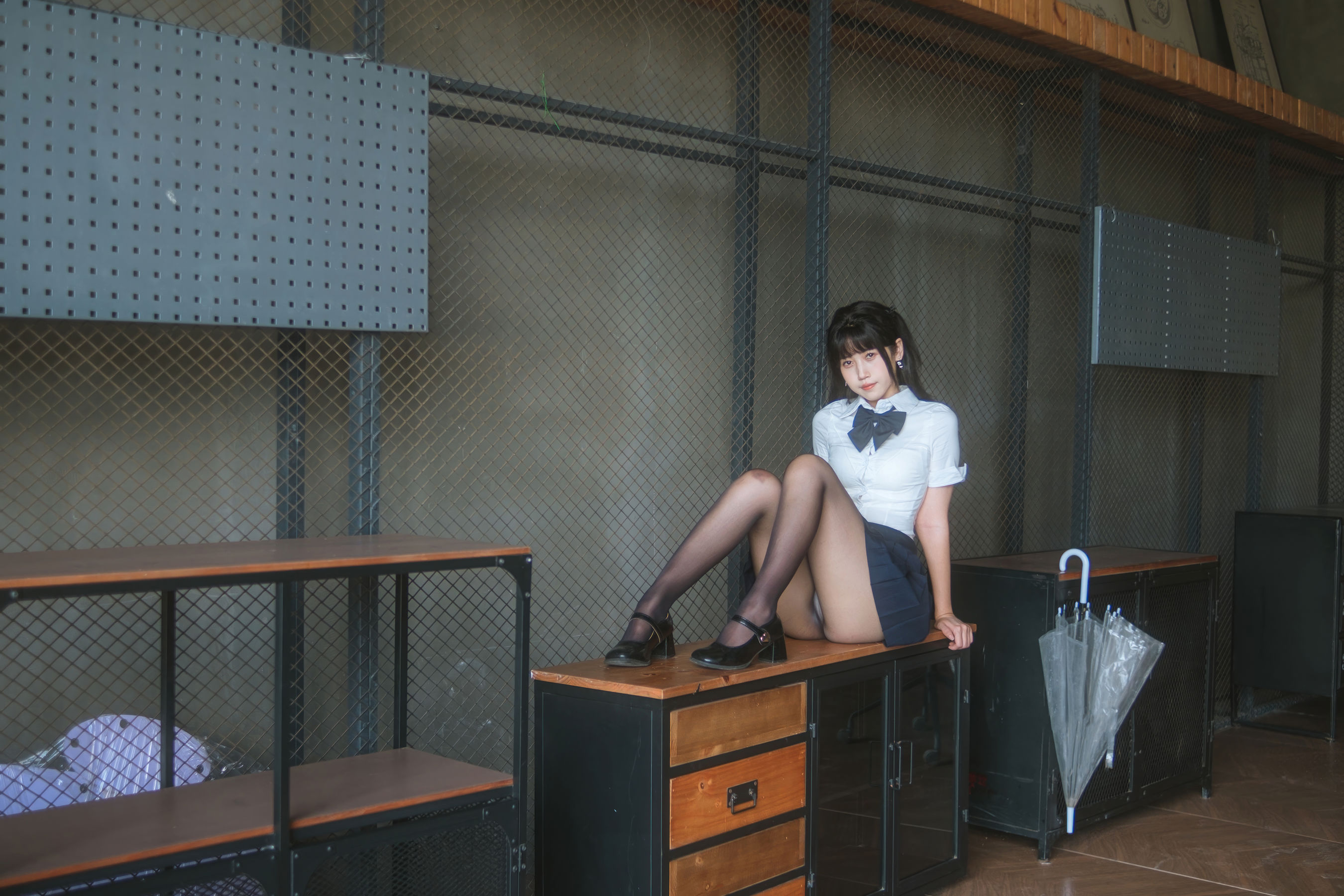 微博人气Coser 不呆猫 - JK学妹户外/(59P)