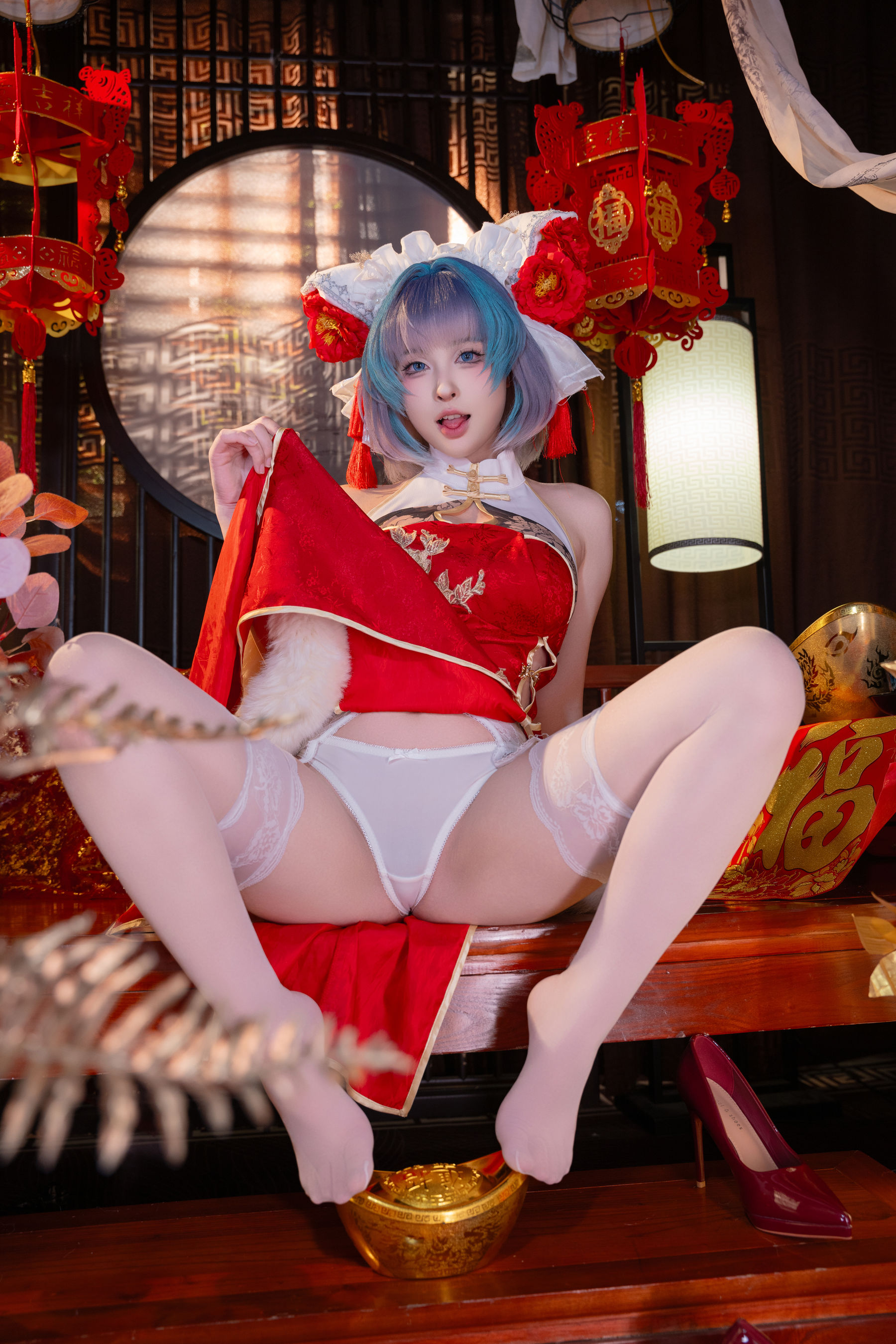 尤物 清水由乃 - 柴郡新春旗袍/(71P)