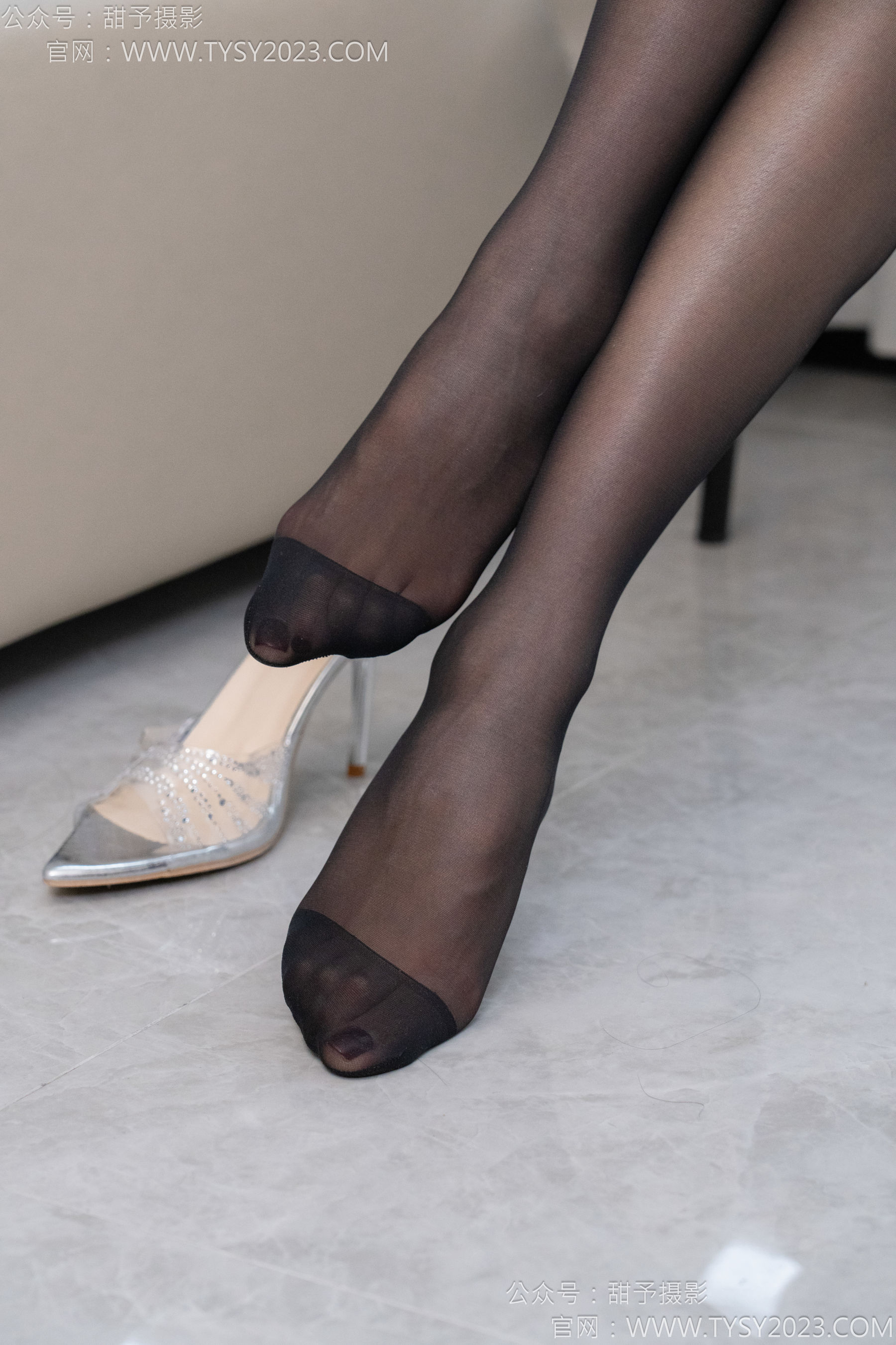 甜予摄影 No.123 咖啡豆 - 高跟鞋、黑丝/(133P)