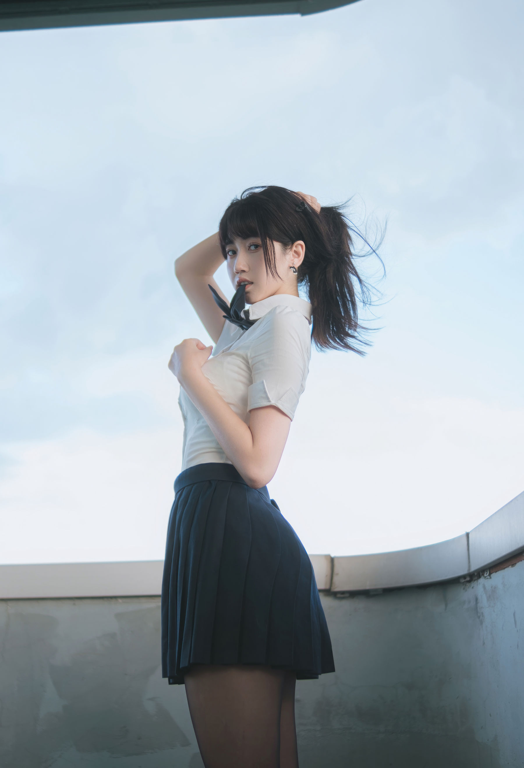 微博人气Coser 不呆猫 - JK学妹户外/(59P)