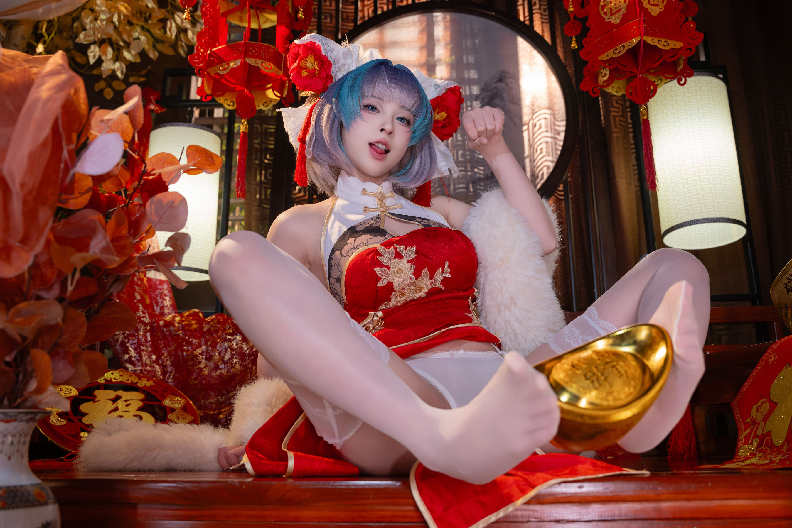 尤物 清水由乃 - 柴郡新春旗袍/(71P)