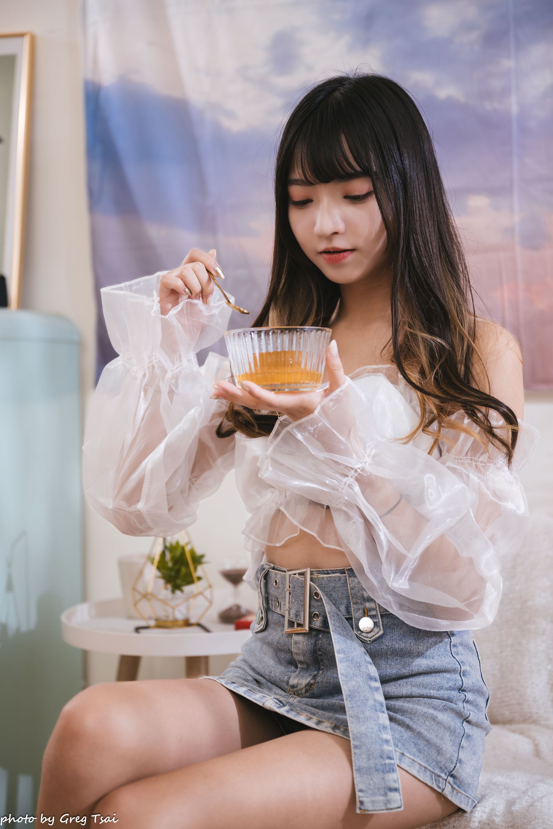 小穎 - 牛仔裙/(129P)