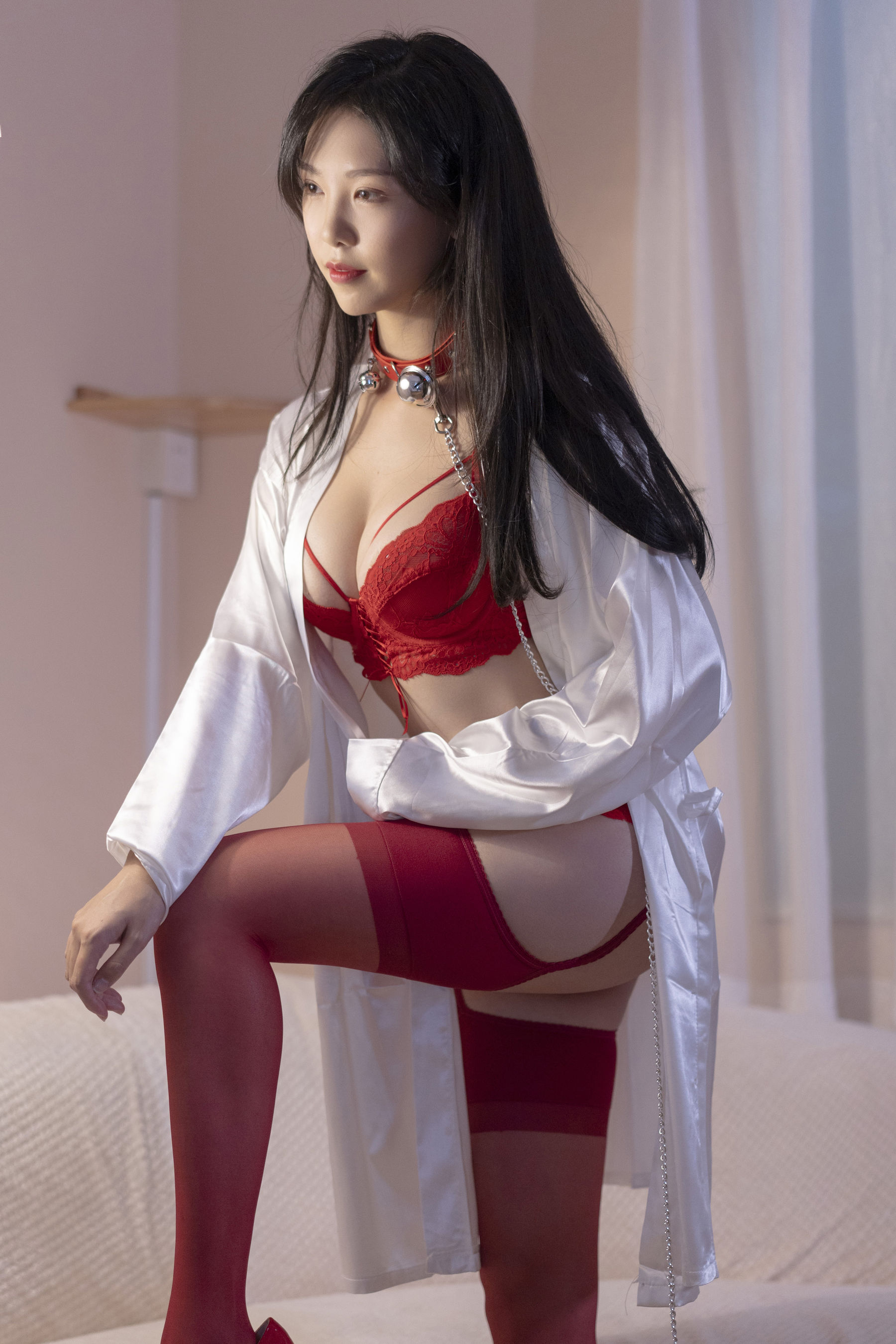 抖娘 -利世图集 - 红涩小铃铛/(84P)