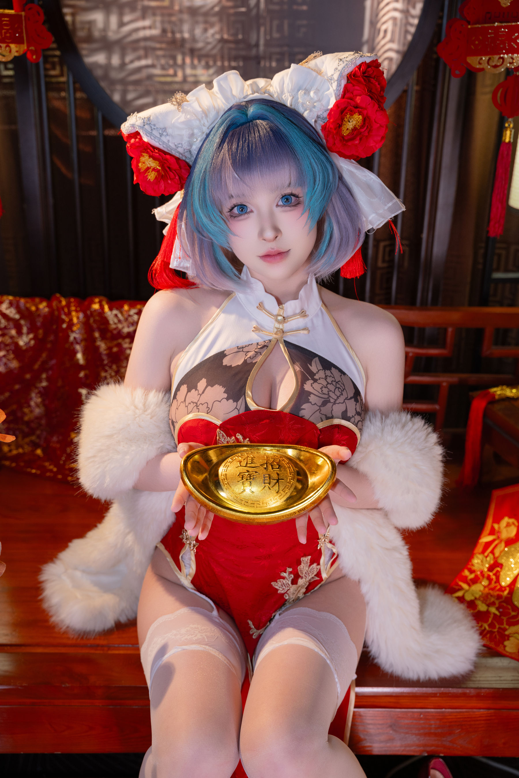 尤物 清水由乃 - 柴郡新春旗袍/(71P)