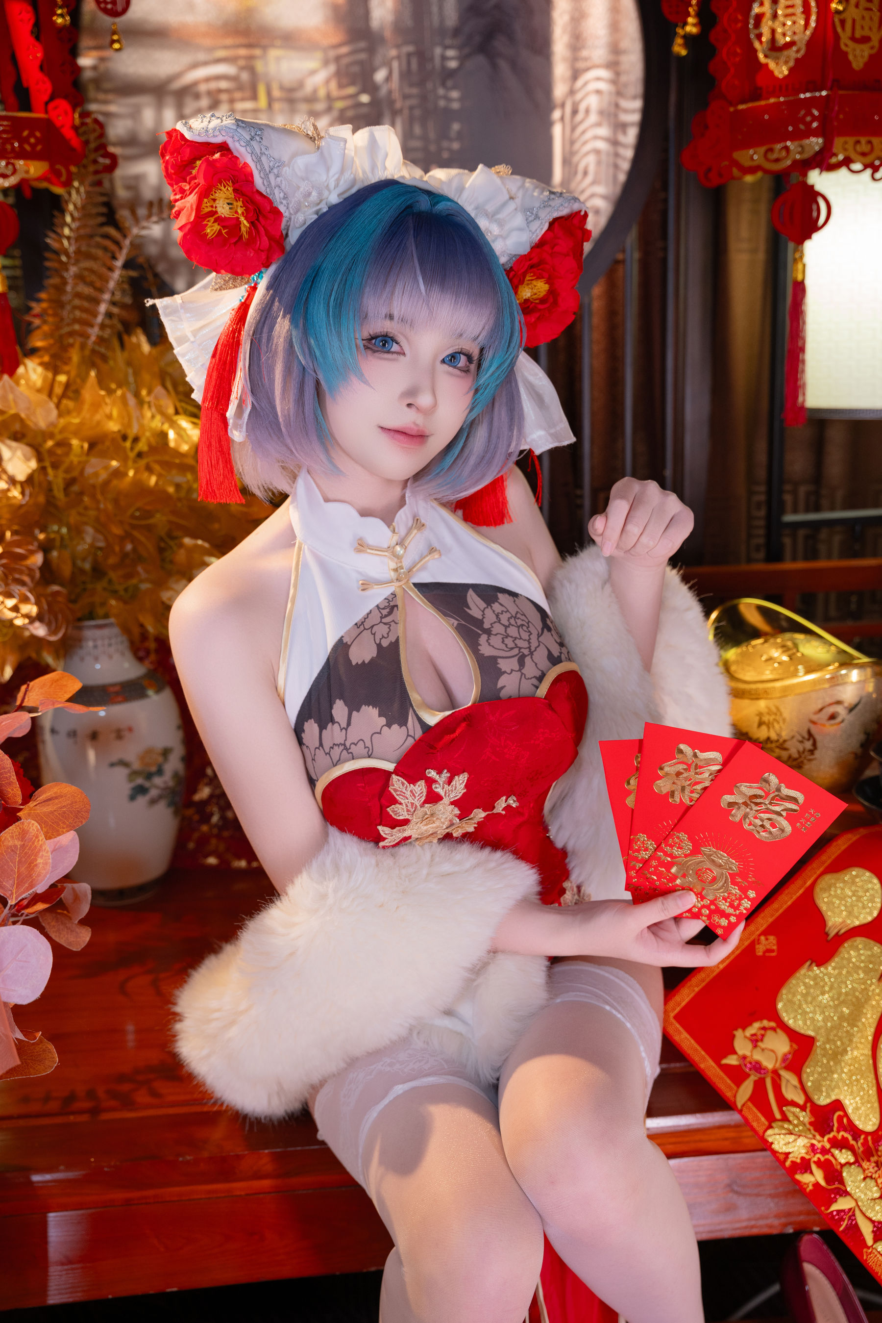 尤物 清水由乃 - 柴郡新春旗袍/(71P)