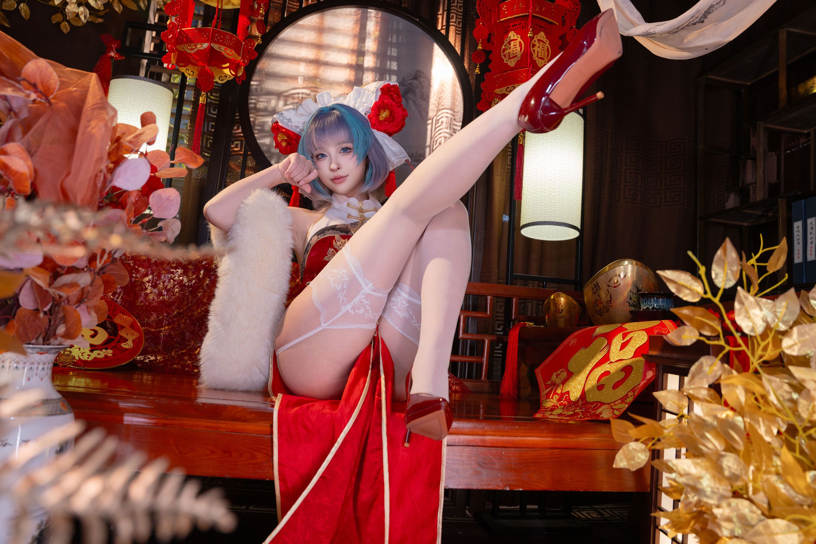 尤物 清水由乃 - 柴郡新春旗袍/(71P)