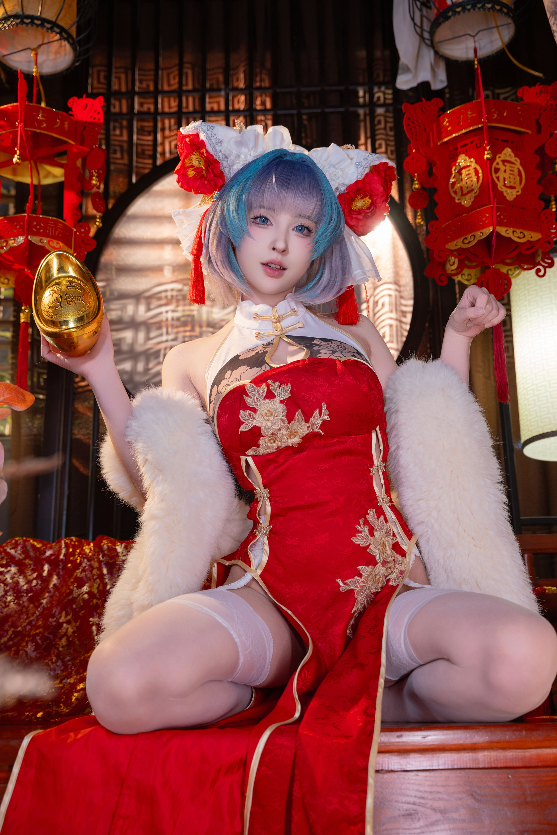 尤物 清水由乃 - 柴郡新春旗袍/(71P)