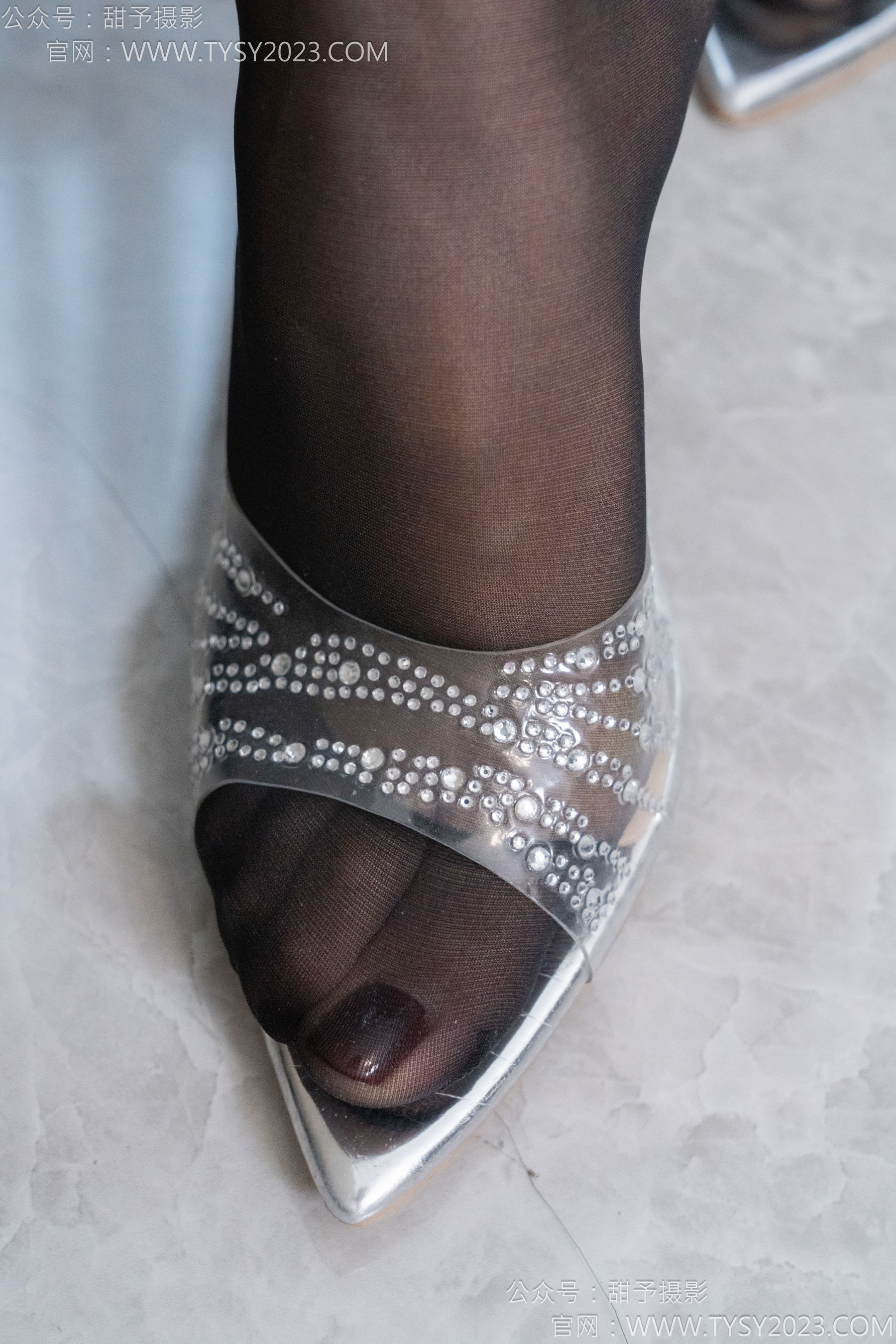 甜予摄影 No.123 咖啡豆 - 高跟鞋、黑丝/(133P)