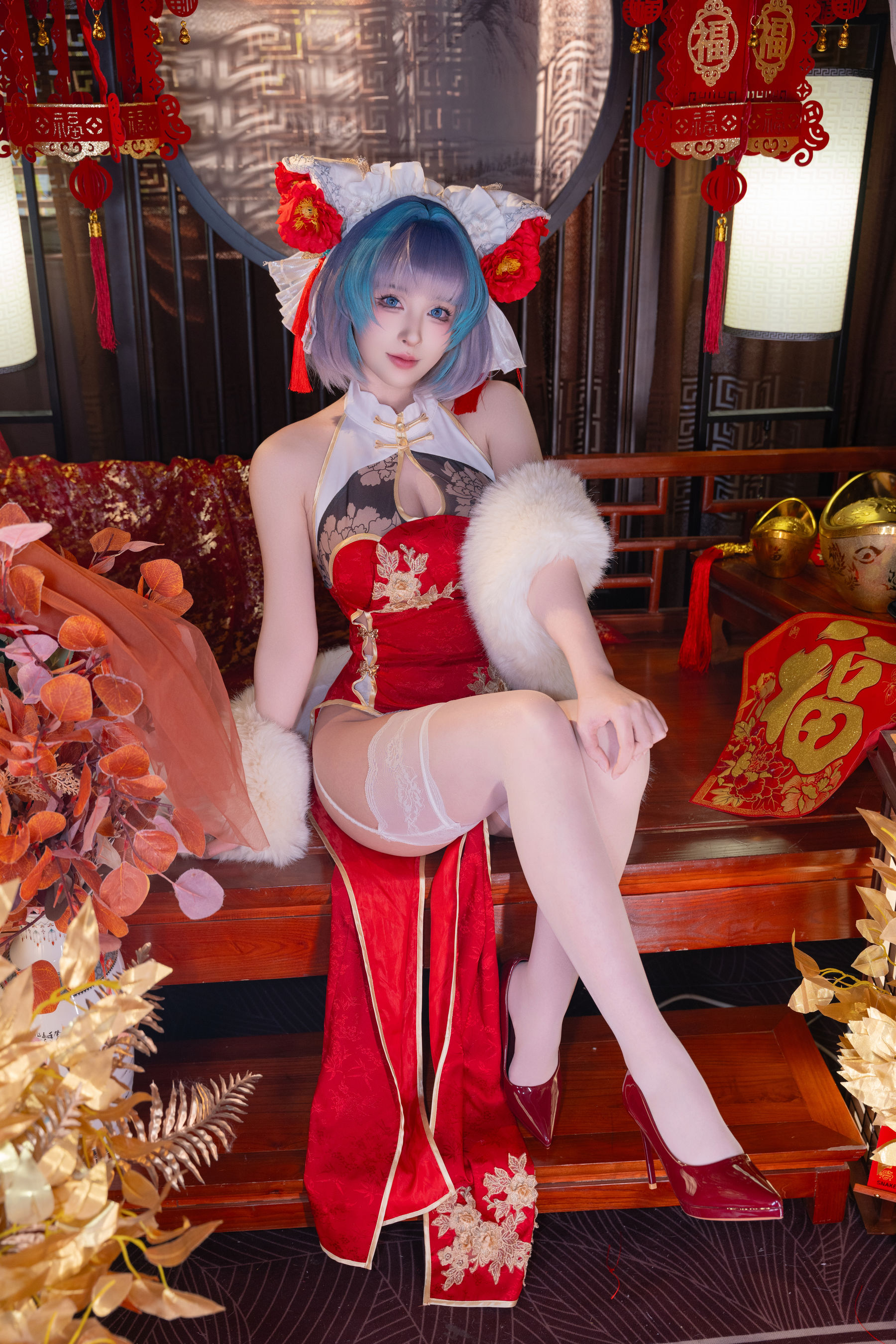 尤物 清水由乃 - 柴郡新春旗袍/(71P)