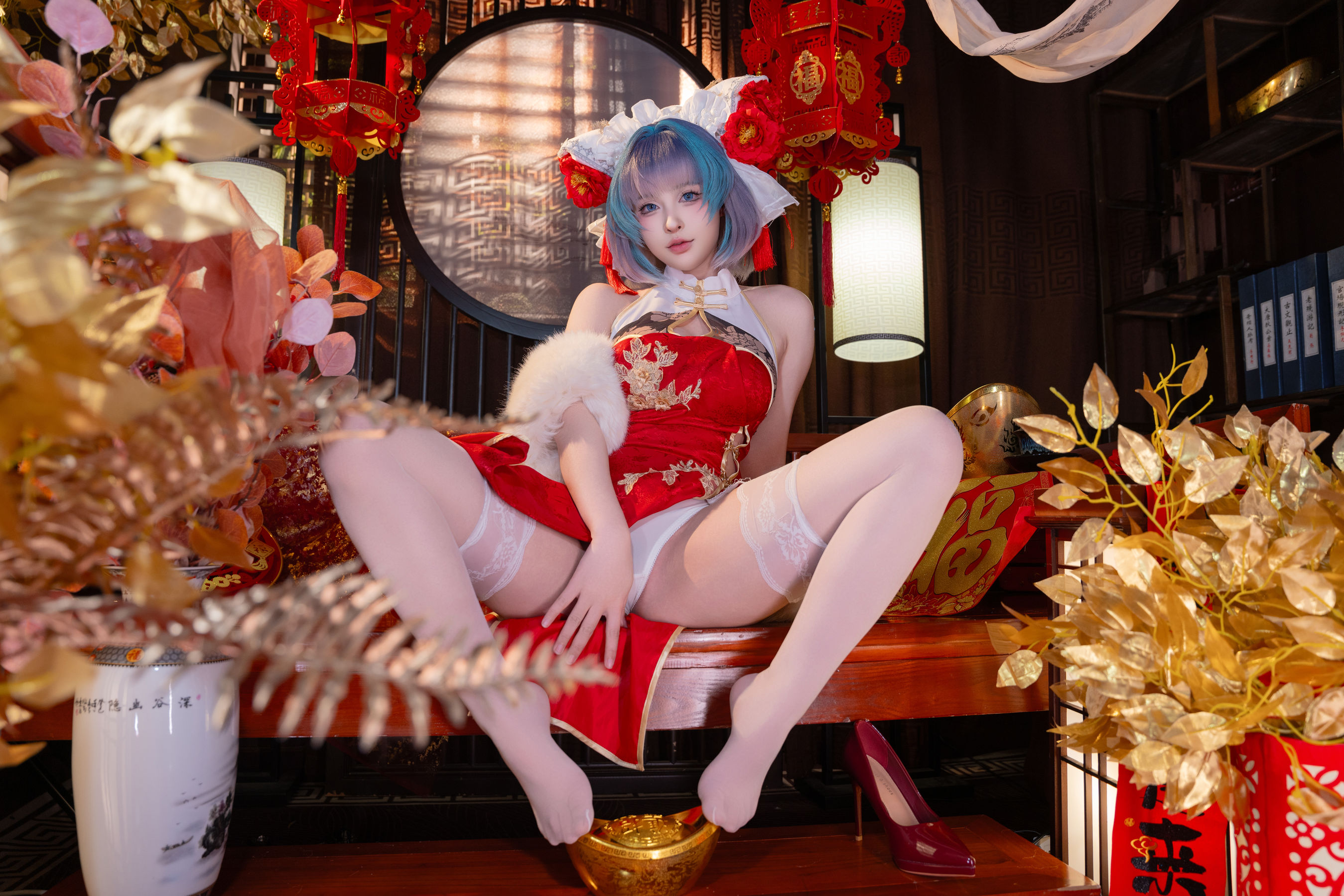 尤物 清水由乃 - 柴郡新春旗袍/(71P)