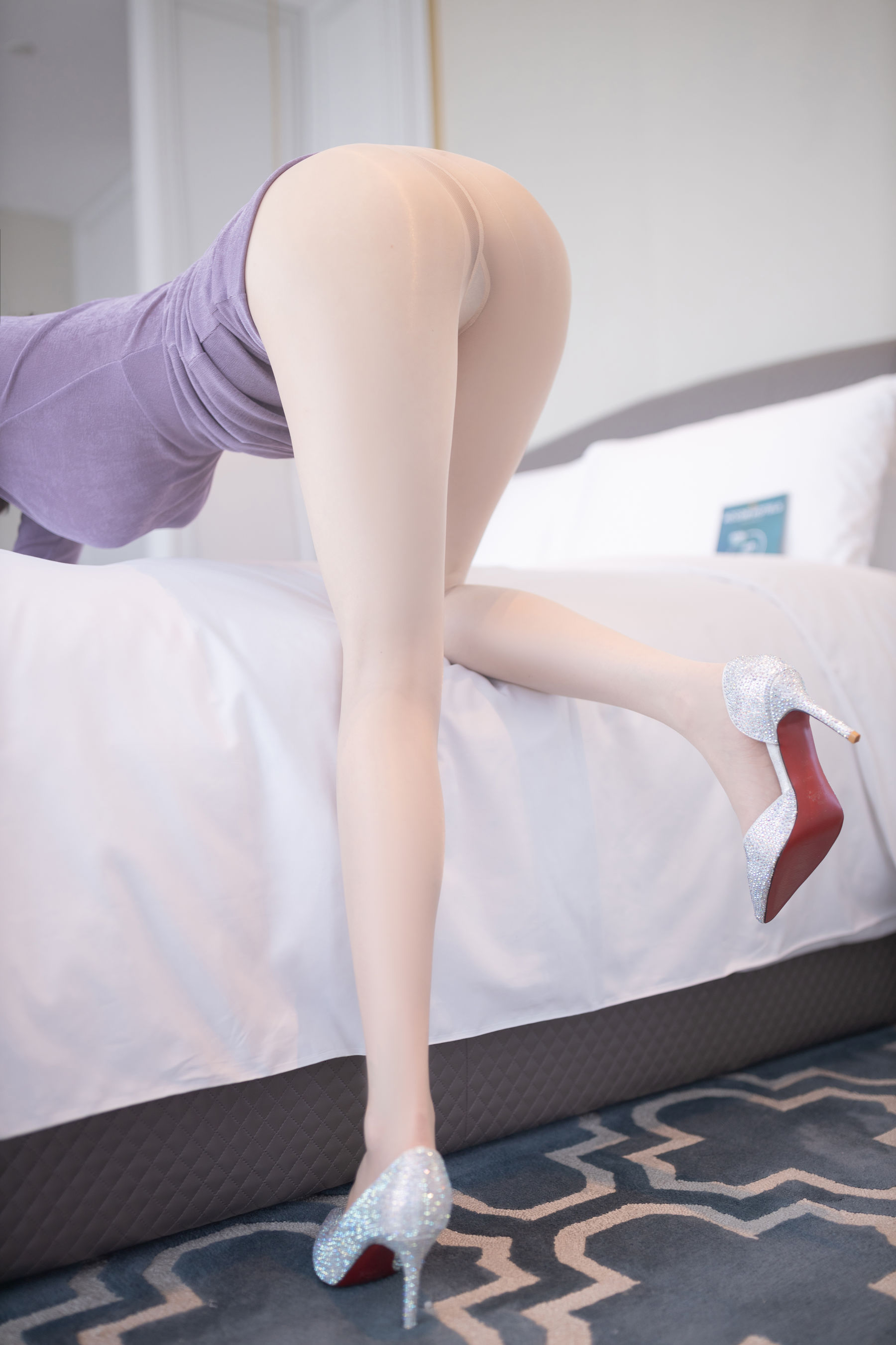 安然 - 紫色裙子/(90P)