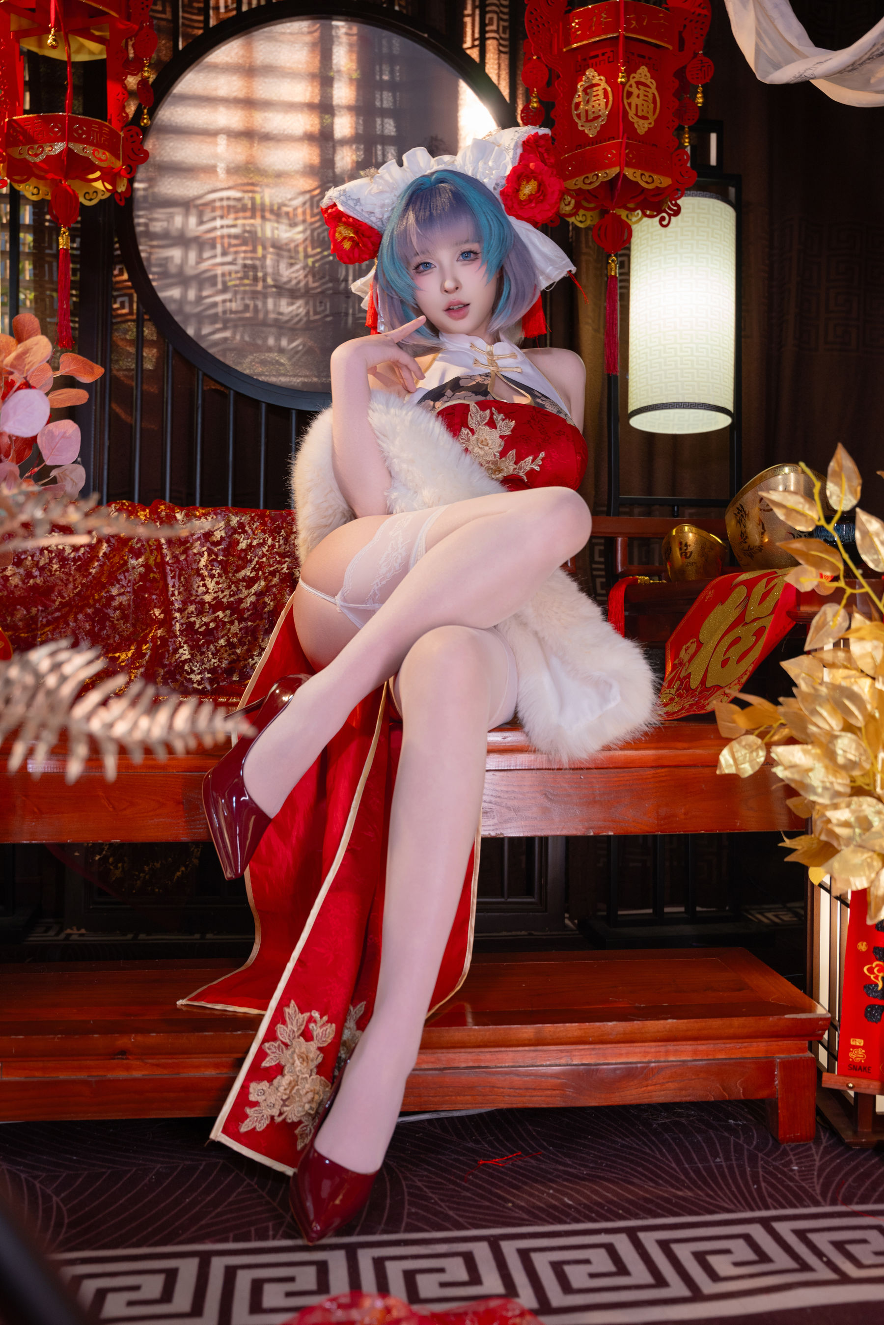 尤物 清水由乃 - 柴郡新春旗袍/(71P)