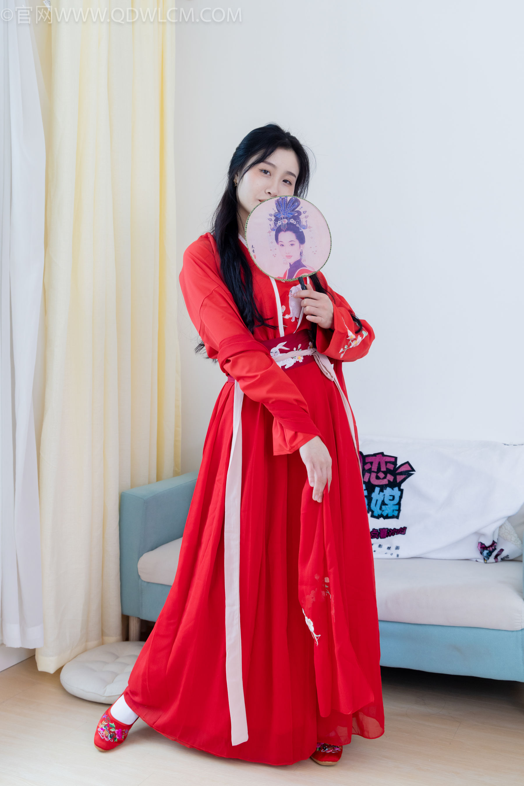 物恋传媒 No.2328 绒绒 - 汉服、布鞋、白棉袜、红色船袜/(174P)