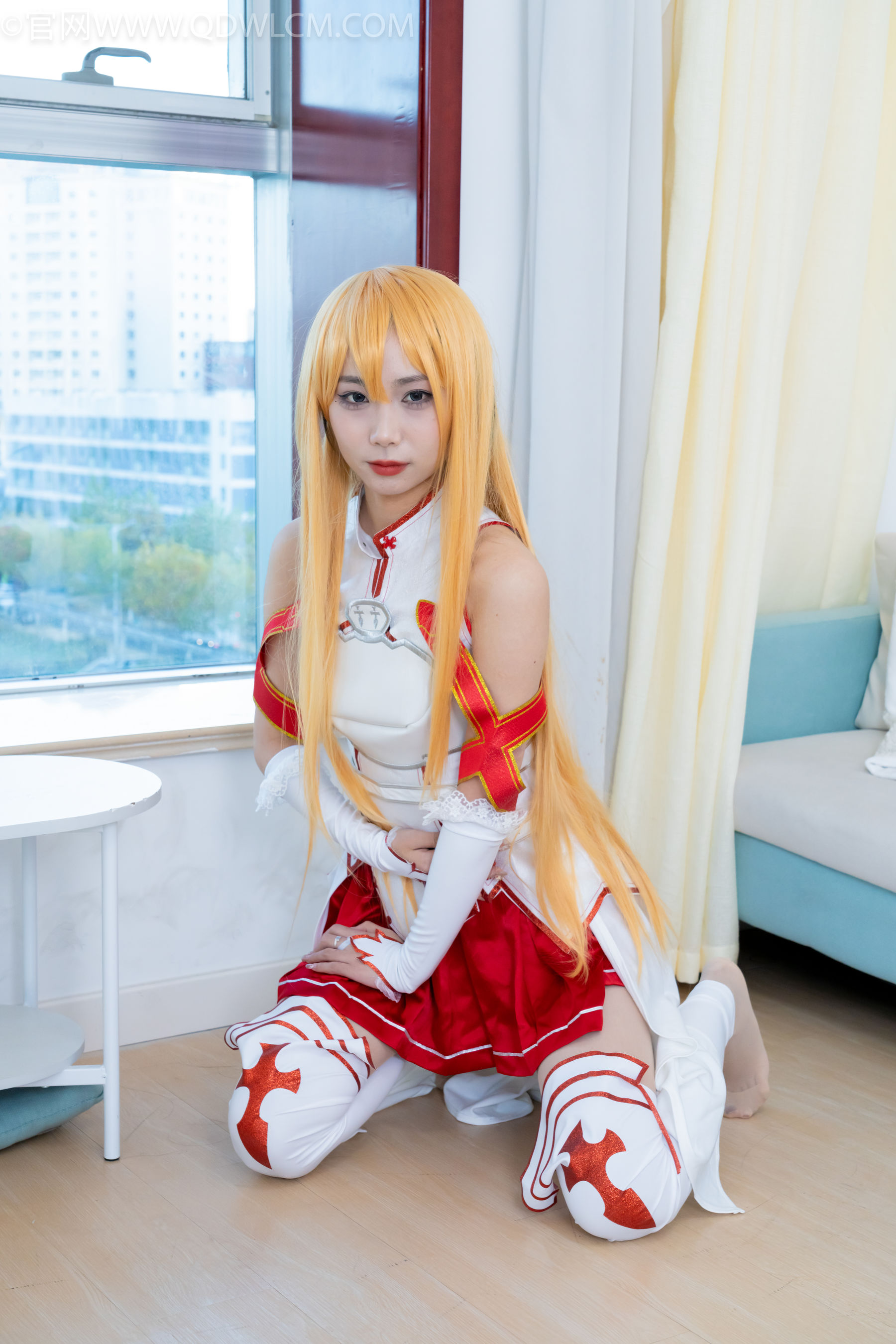 物恋传媒 No.2340 泡泡 - cos亚丝娜、长靴、袜套、薄肉丝/(156P)