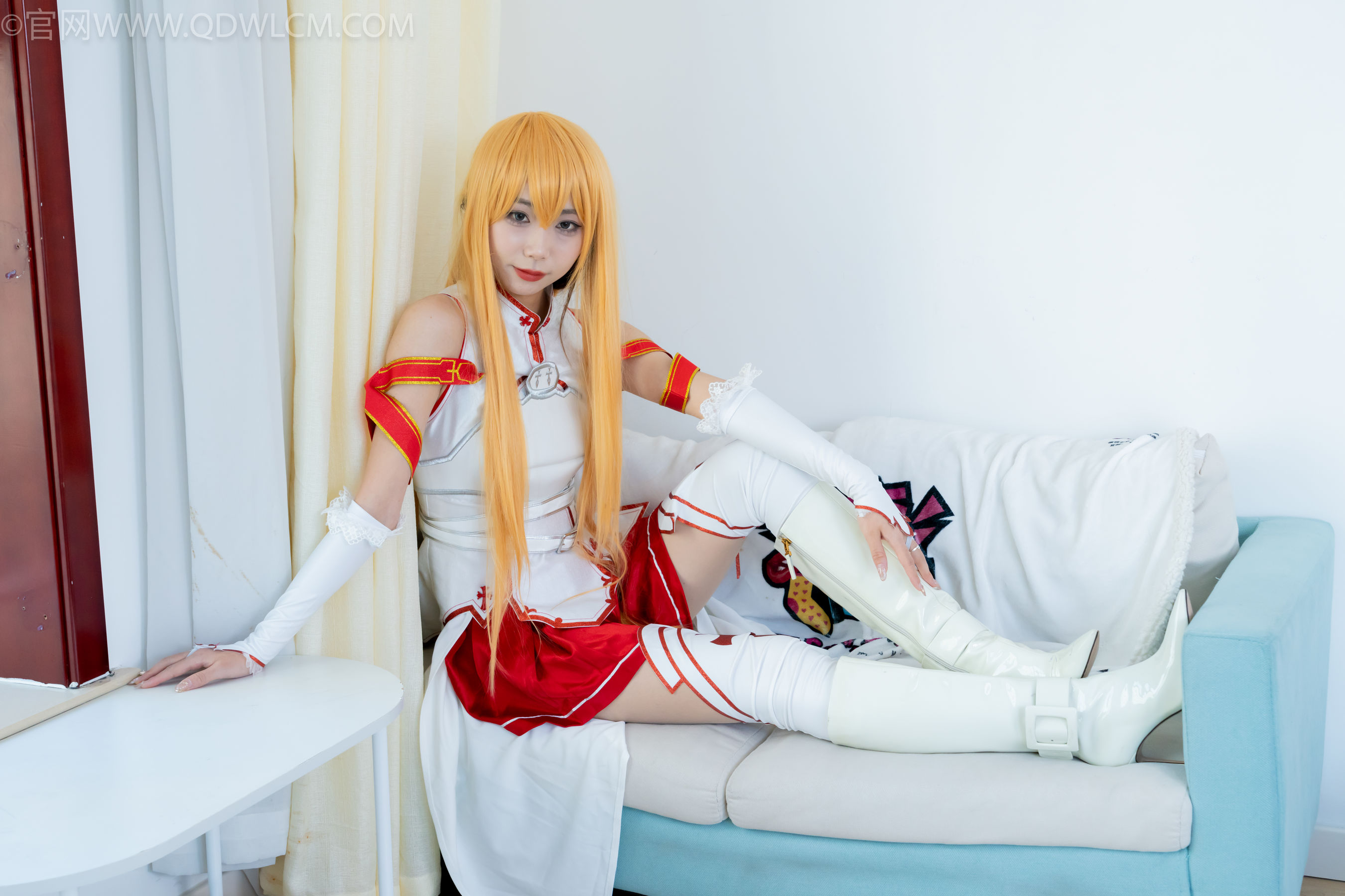 物恋传媒 No.2340 泡泡 - cos亚丝娜、长靴、袜套、薄肉丝/(156P)