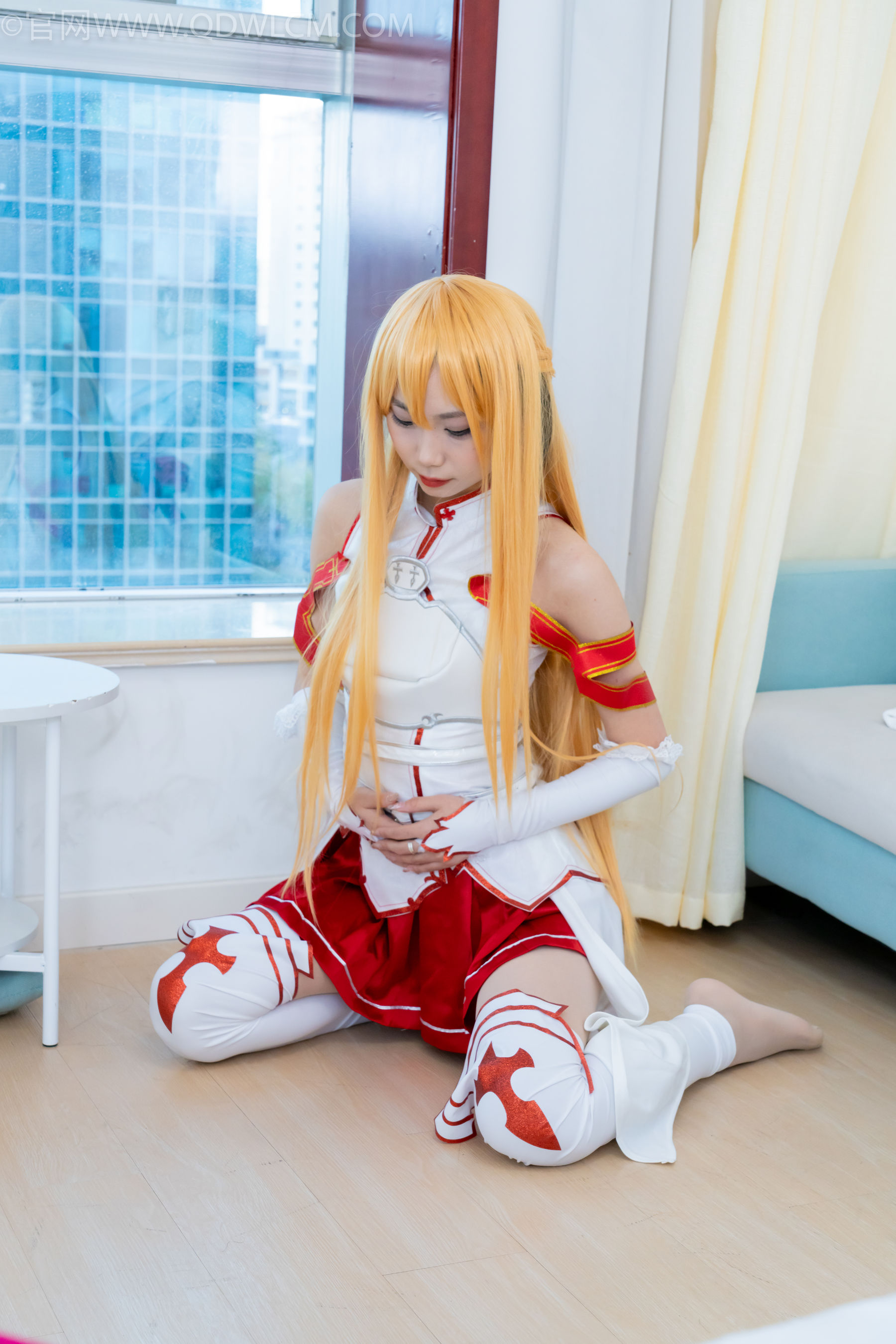 物恋传媒 No.2340 泡泡 - cos亚丝娜、长靴、袜套、薄肉丝/(156P)