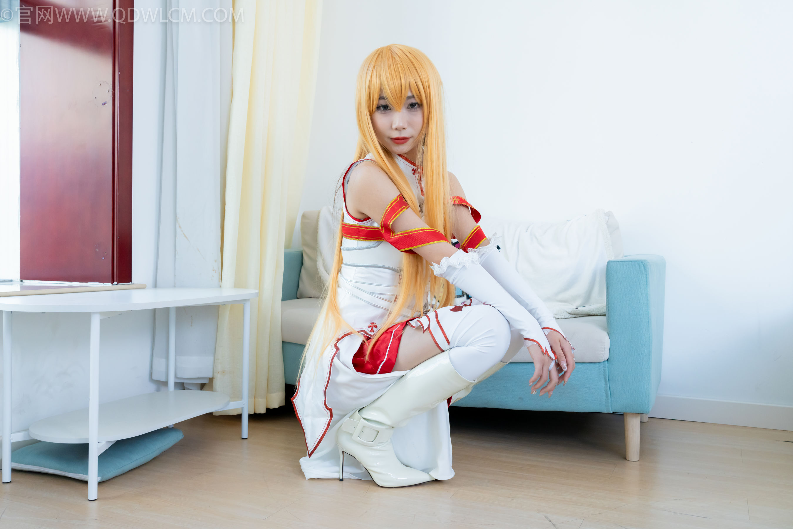 物恋传媒 No.2340 泡泡 - cos亚丝娜、长靴、袜套、薄肉丝/(156P)