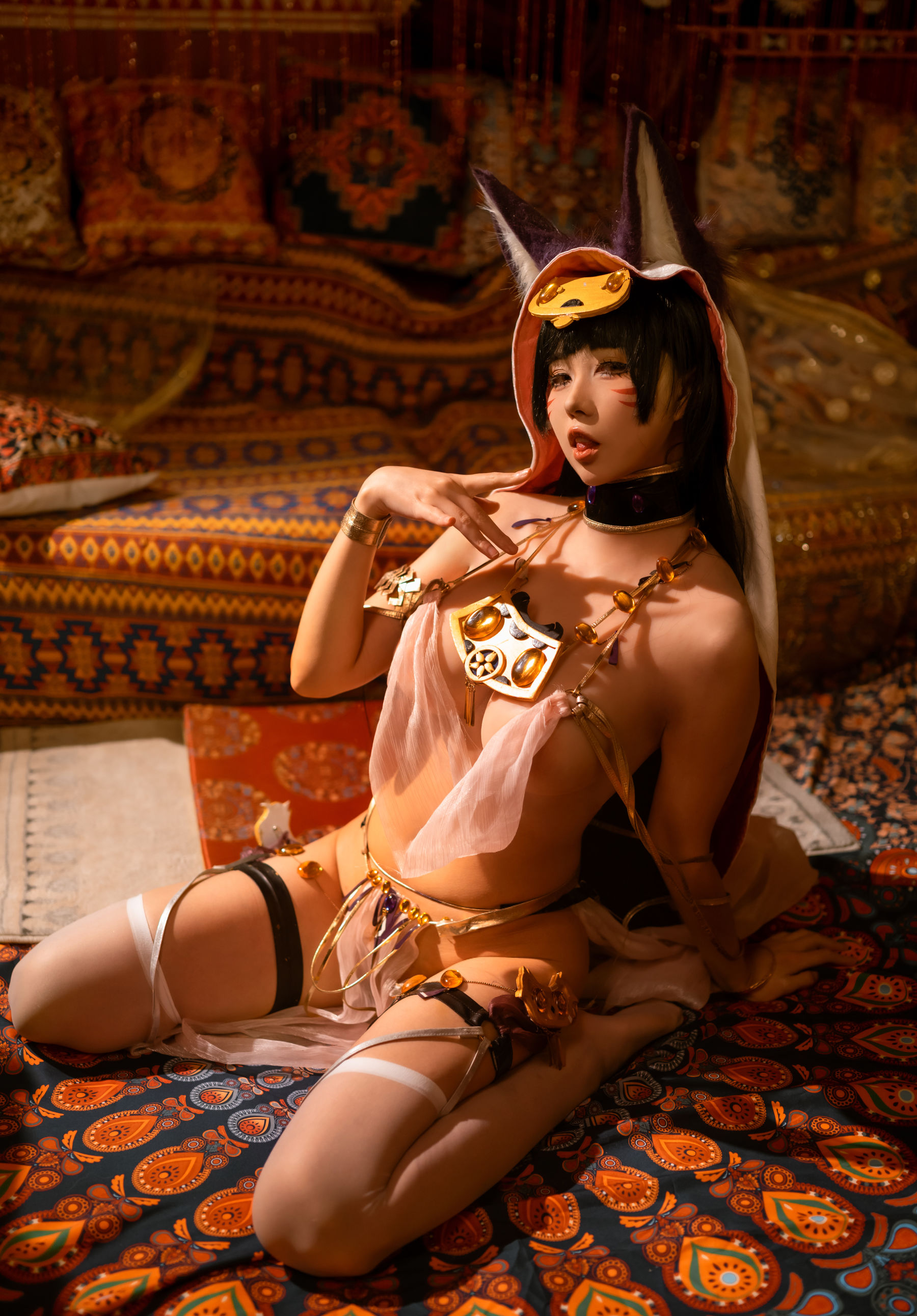 上杉绘梨落 - 碧蓝航线 武藏 同人舞娘/(18P)