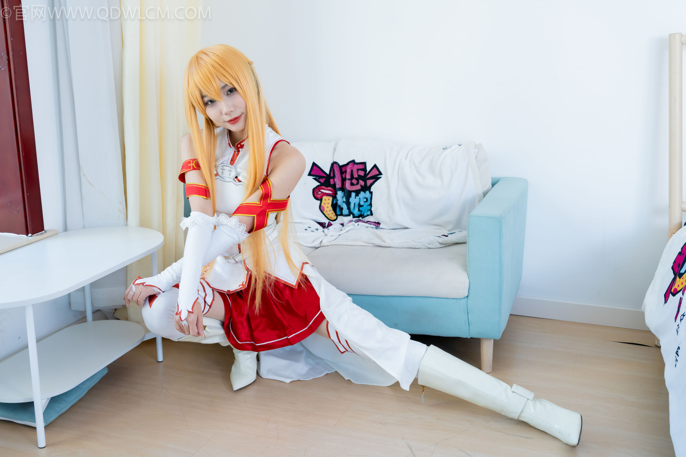 物恋传媒 No.2340 泡泡 - cos亚丝娜、长靴、袜套、薄肉丝/(156P)