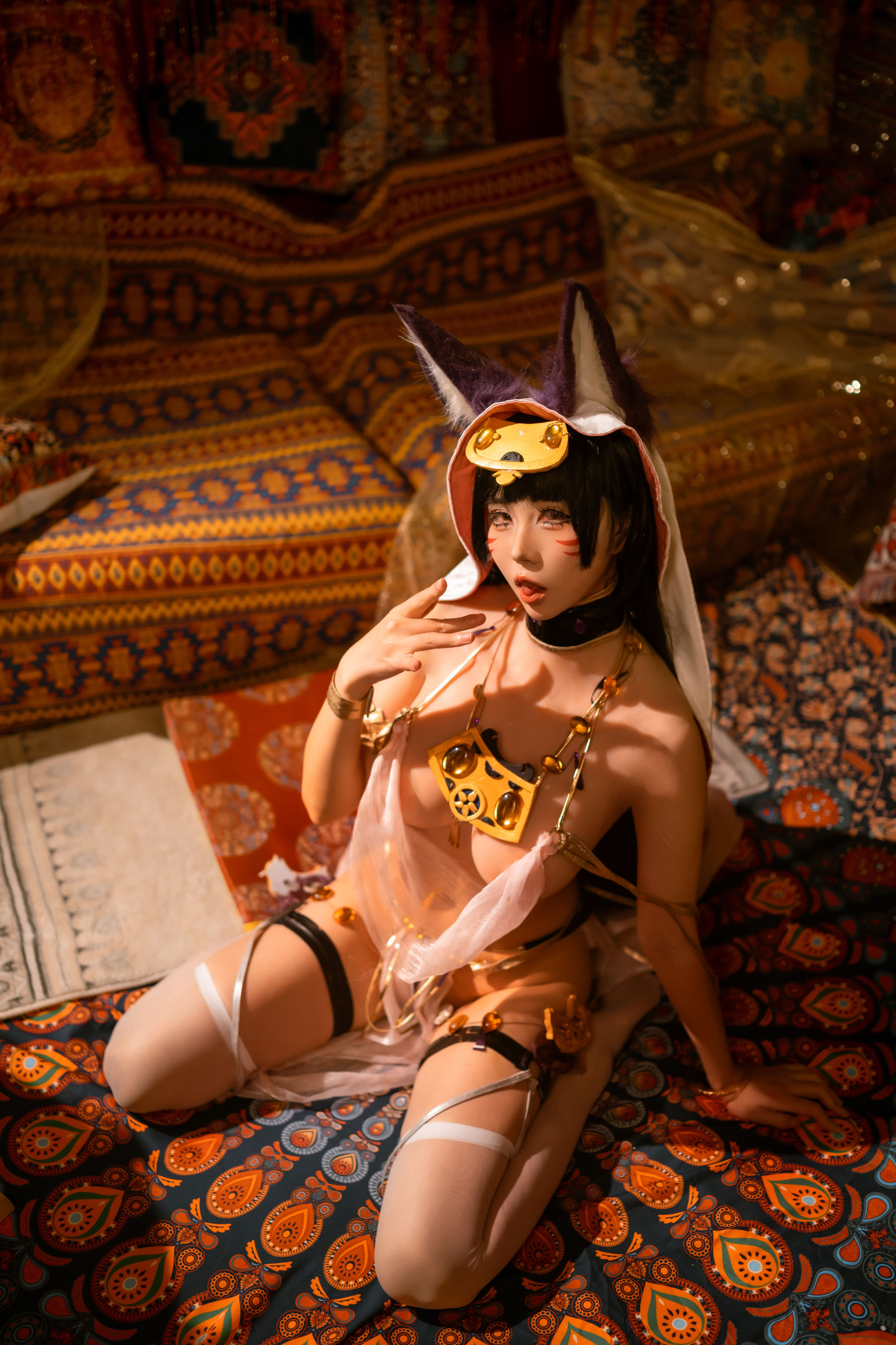 上杉绘梨落 - 碧蓝航线 武藏 同人舞娘/(18P)