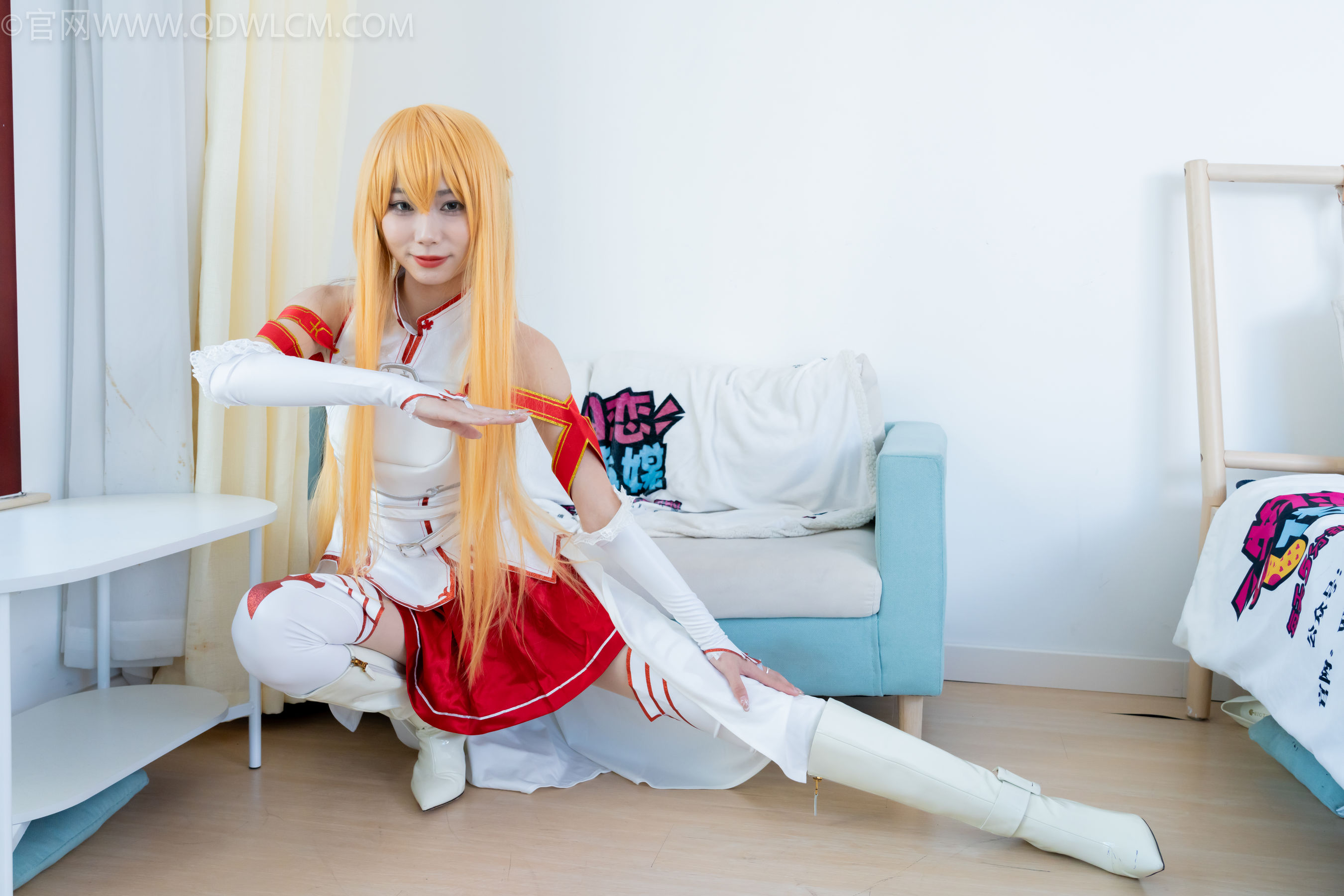 物恋传媒 No.2340 泡泡 - cos亚丝娜、长靴、袜套、薄肉丝/(156P)