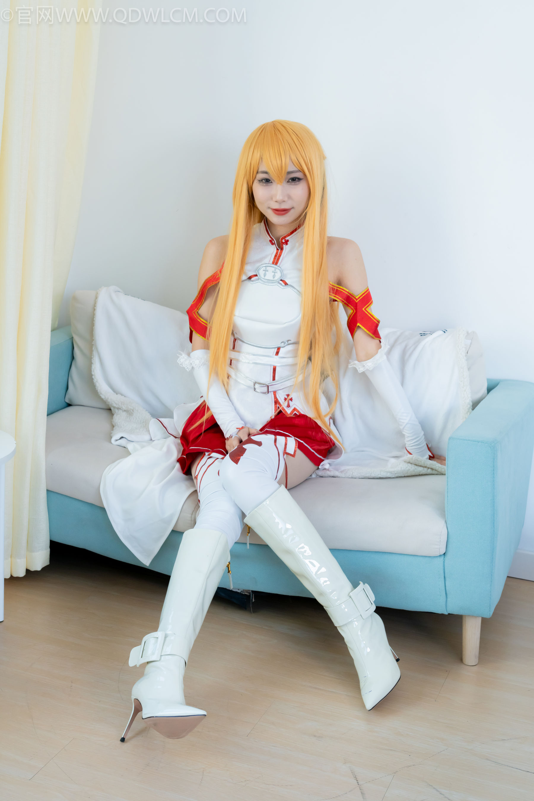 物恋传媒 No.2340 泡泡 - cos亚丝娜、长靴、袜套、薄肉丝/(156P)