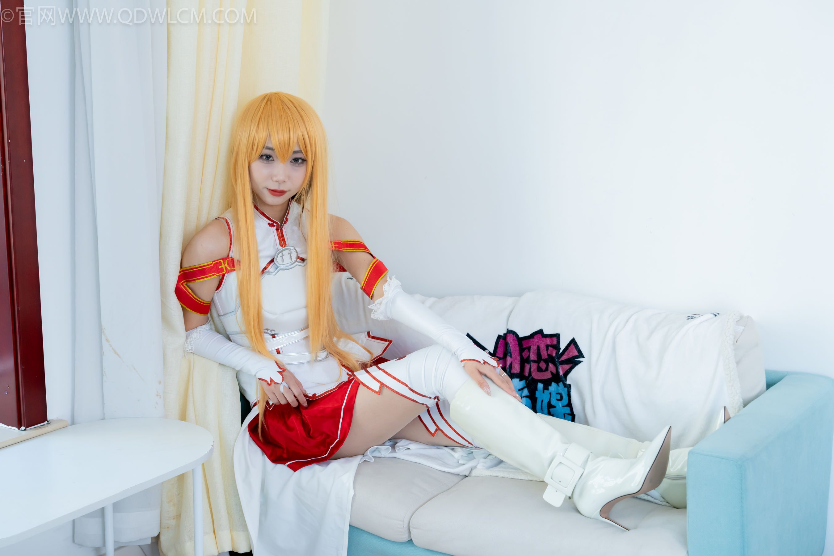 物恋传媒 No.2340 泡泡 - cos亚丝娜、长靴、袜套、薄肉丝/(156P)