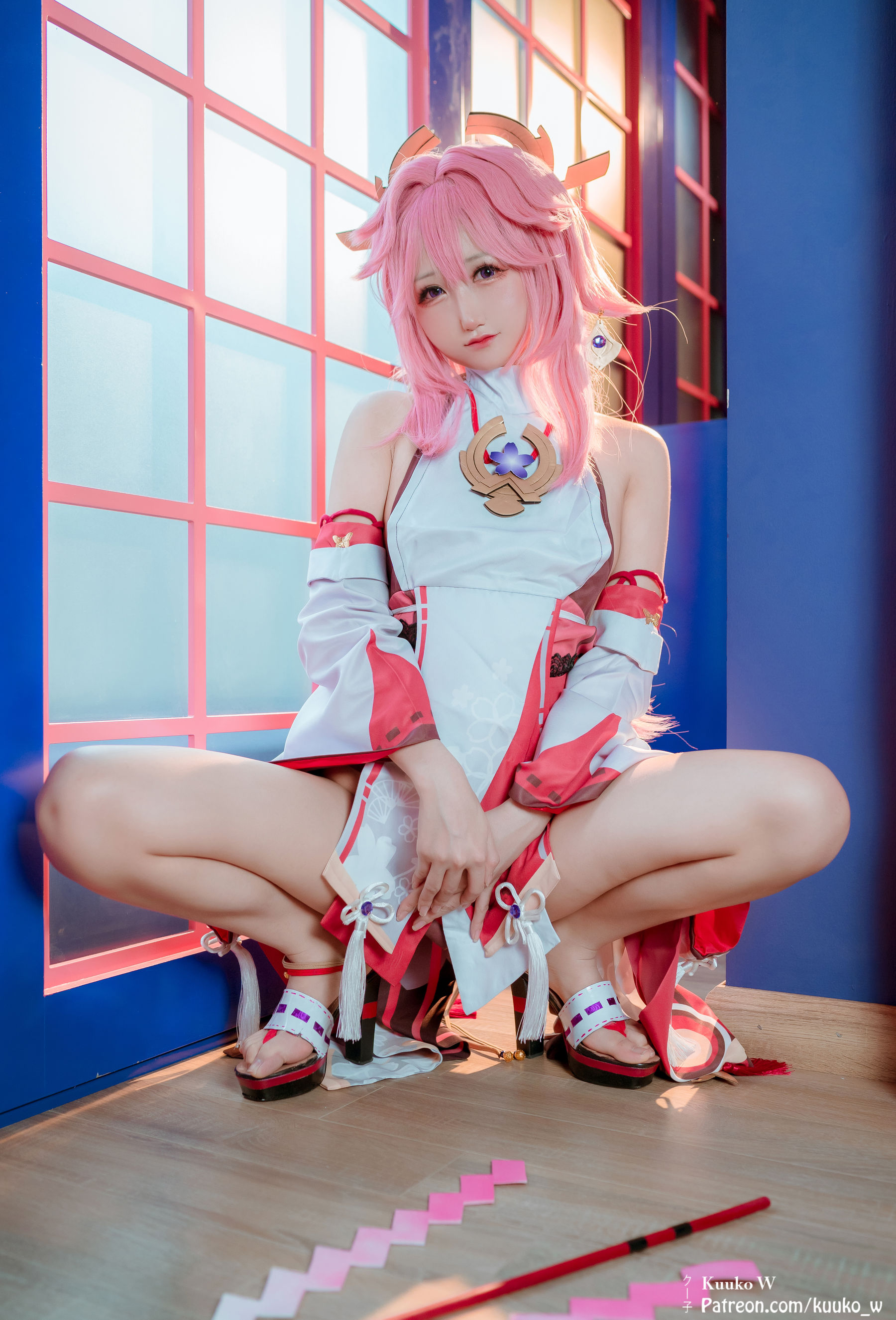 [Cosplay] [KuukoW] Kuuko クー子 - Yae Miko/(38P)
