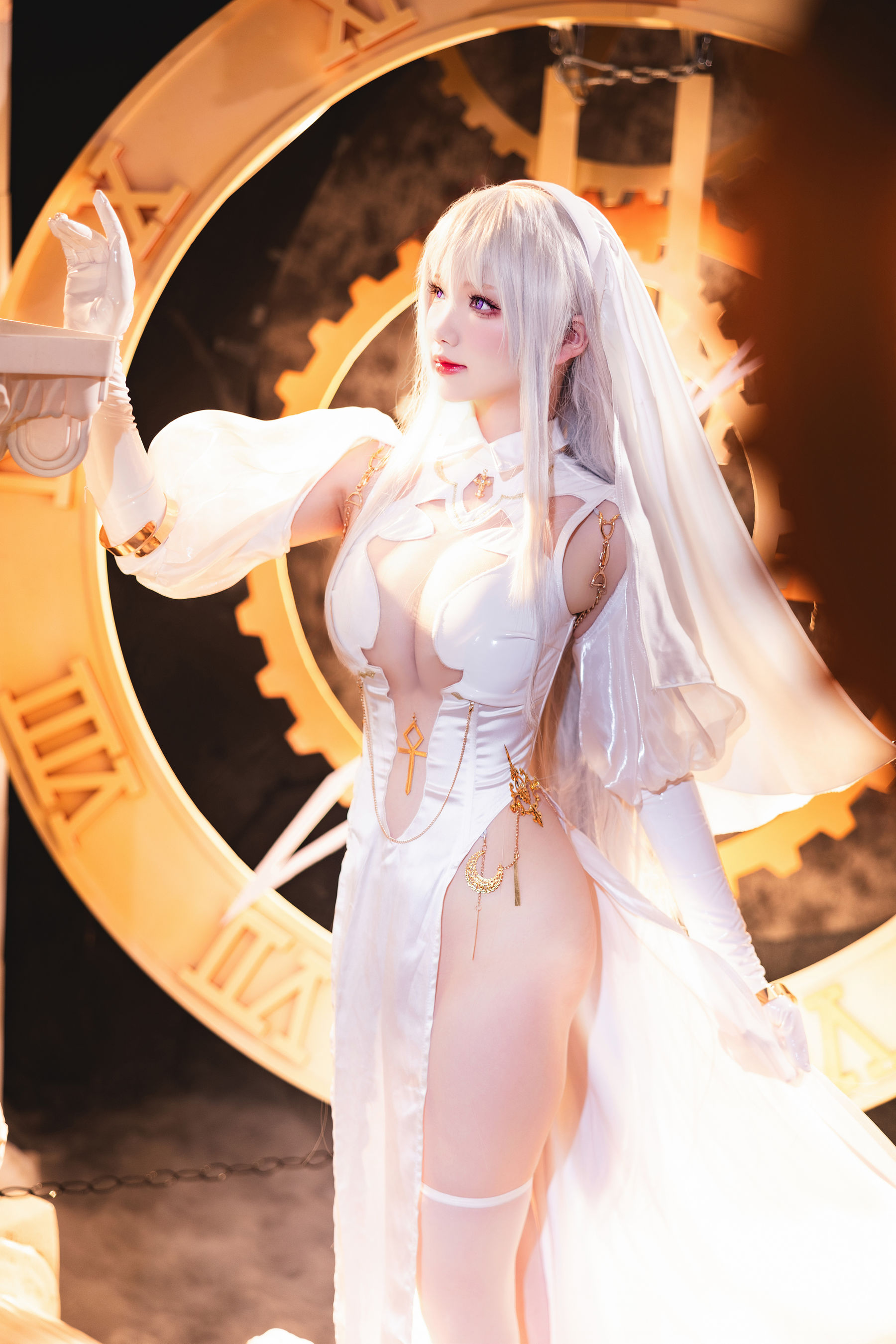 动漫博主雪晴Astra - 圣天使修女/(55P)