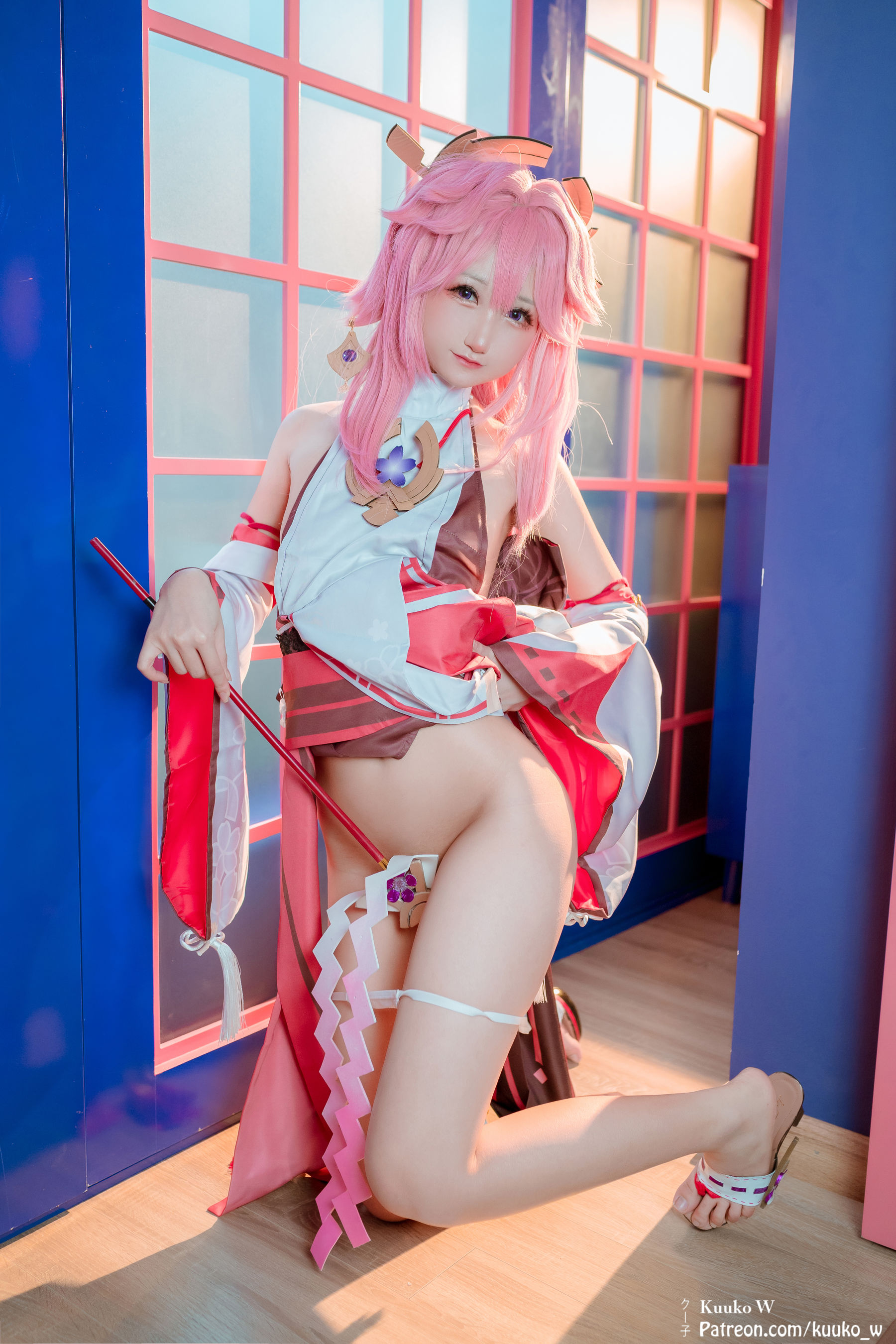 [Cosplay] [KuukoW] Kuuko クー子 - Yae Miko/(38P)