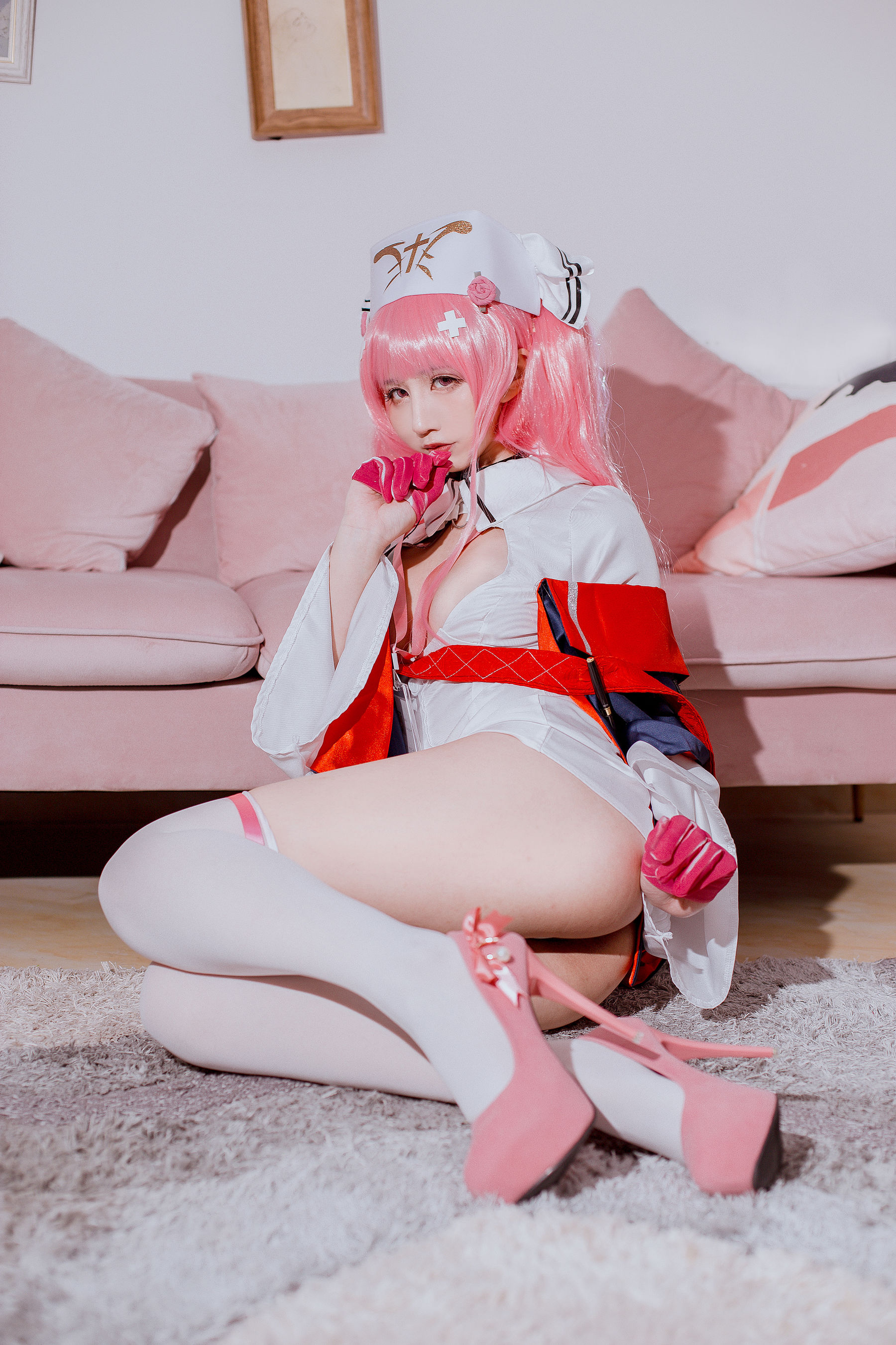 动漫博主九曲Jean - 碧蓝航线英仙座护士/(23P)